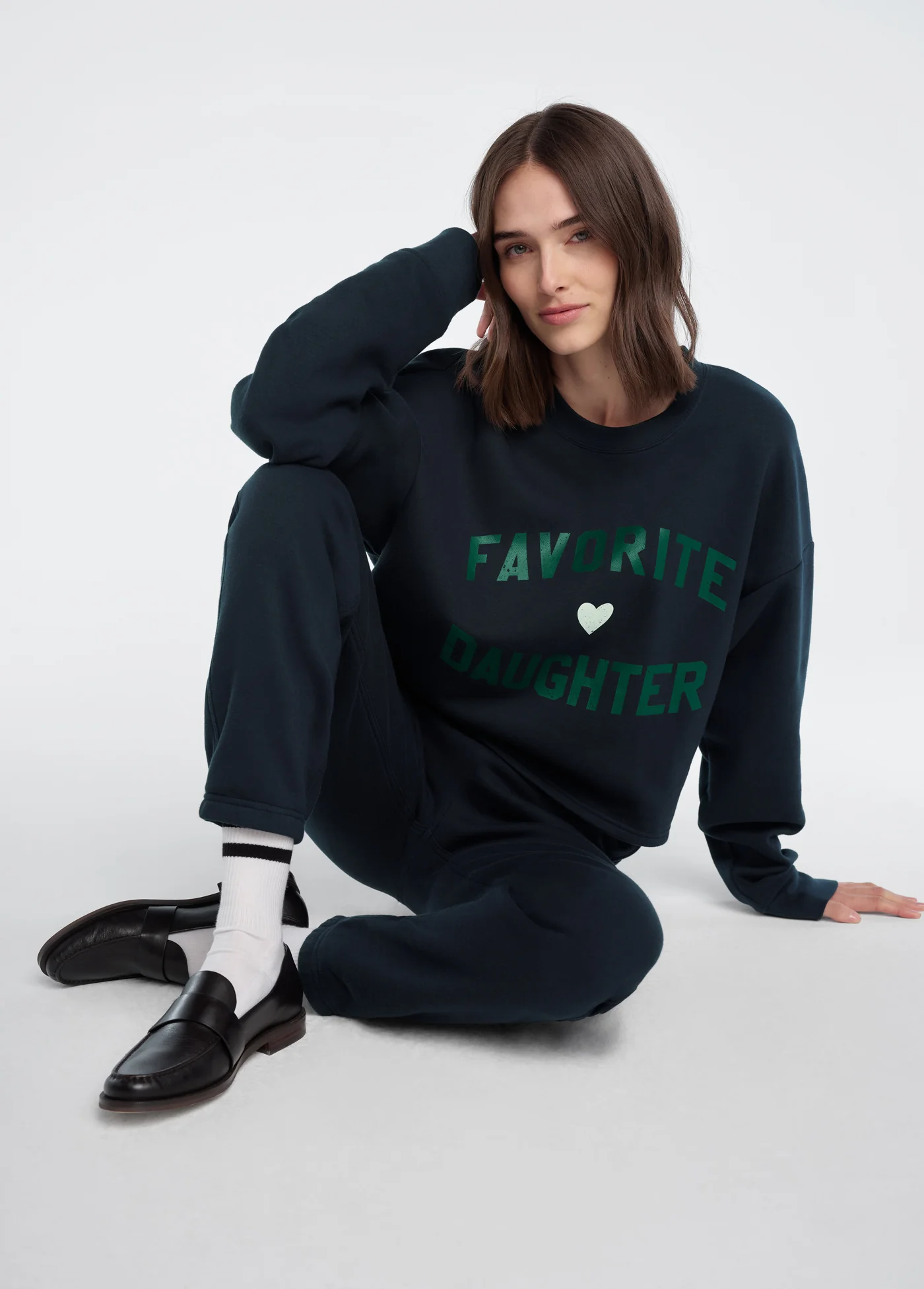 THE CROPPED FAVORITE DAUGHTER SWEATSHIRT EXCLUSIVE