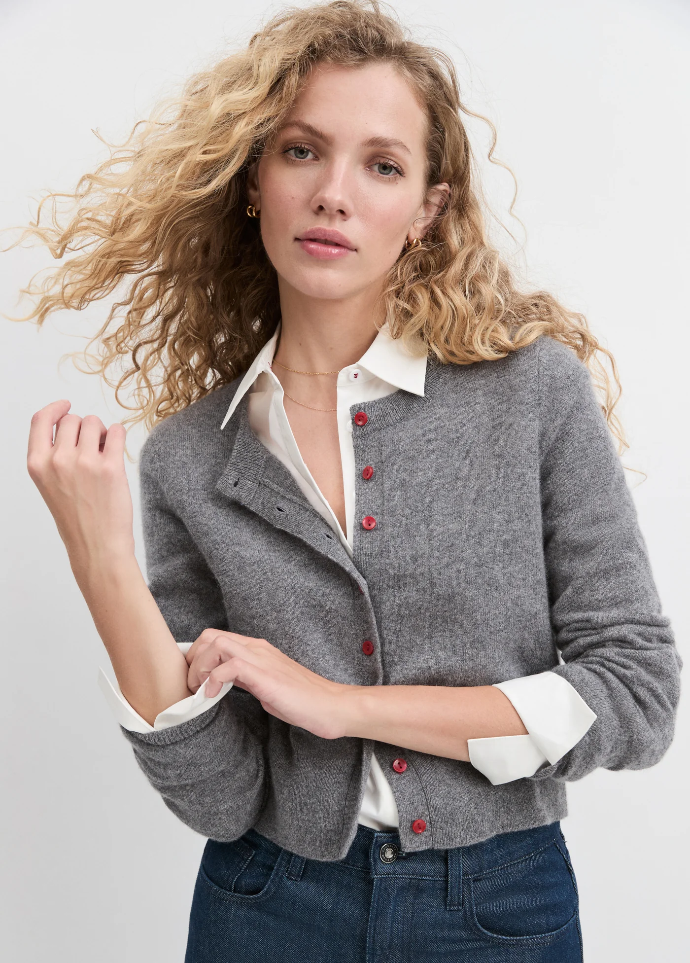 THE CROPPED REBECCA CARDIGAN - Image 2