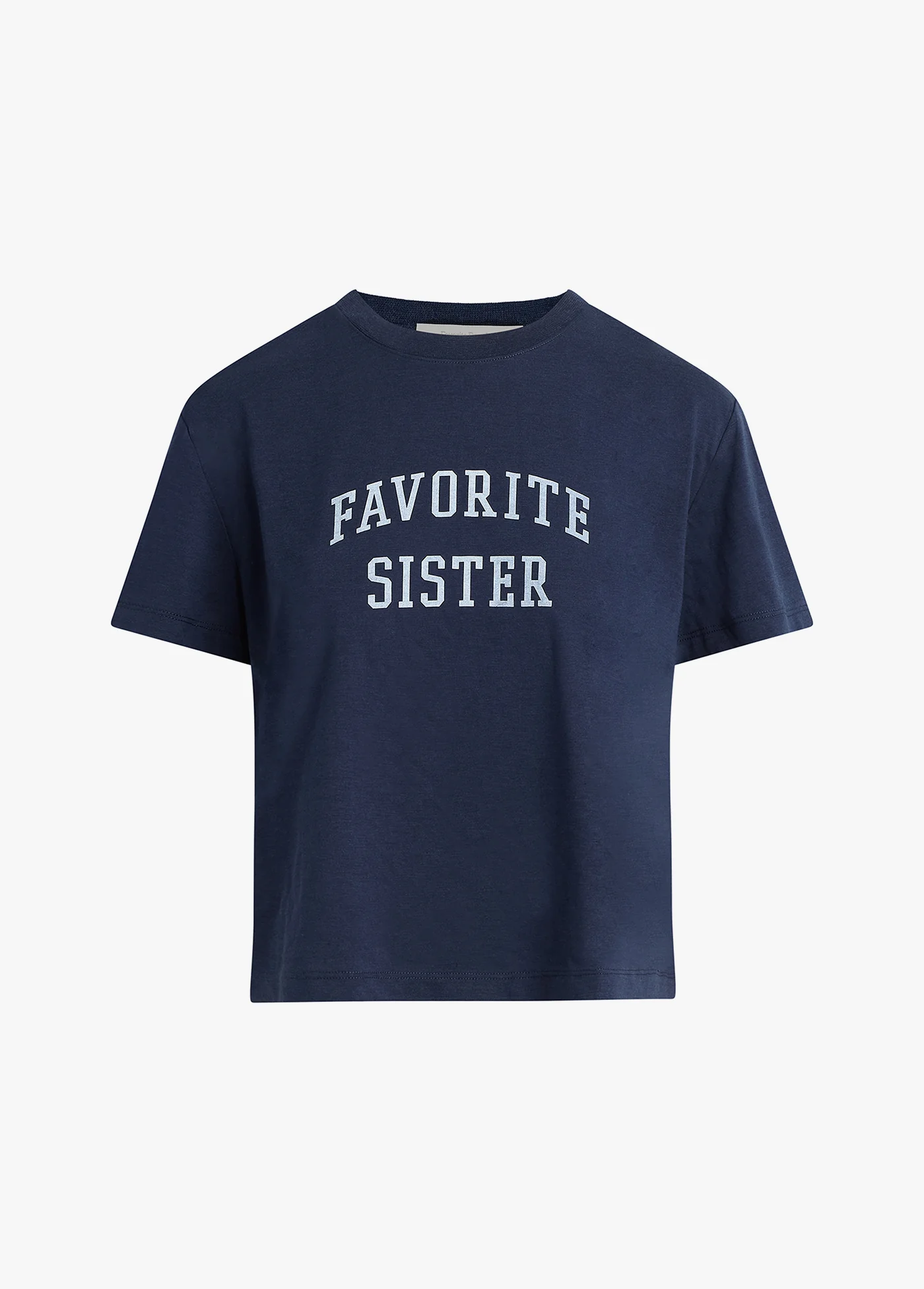 THE FAVORITE SISTER CROPPED COLLEGIATE TEE - Image 5