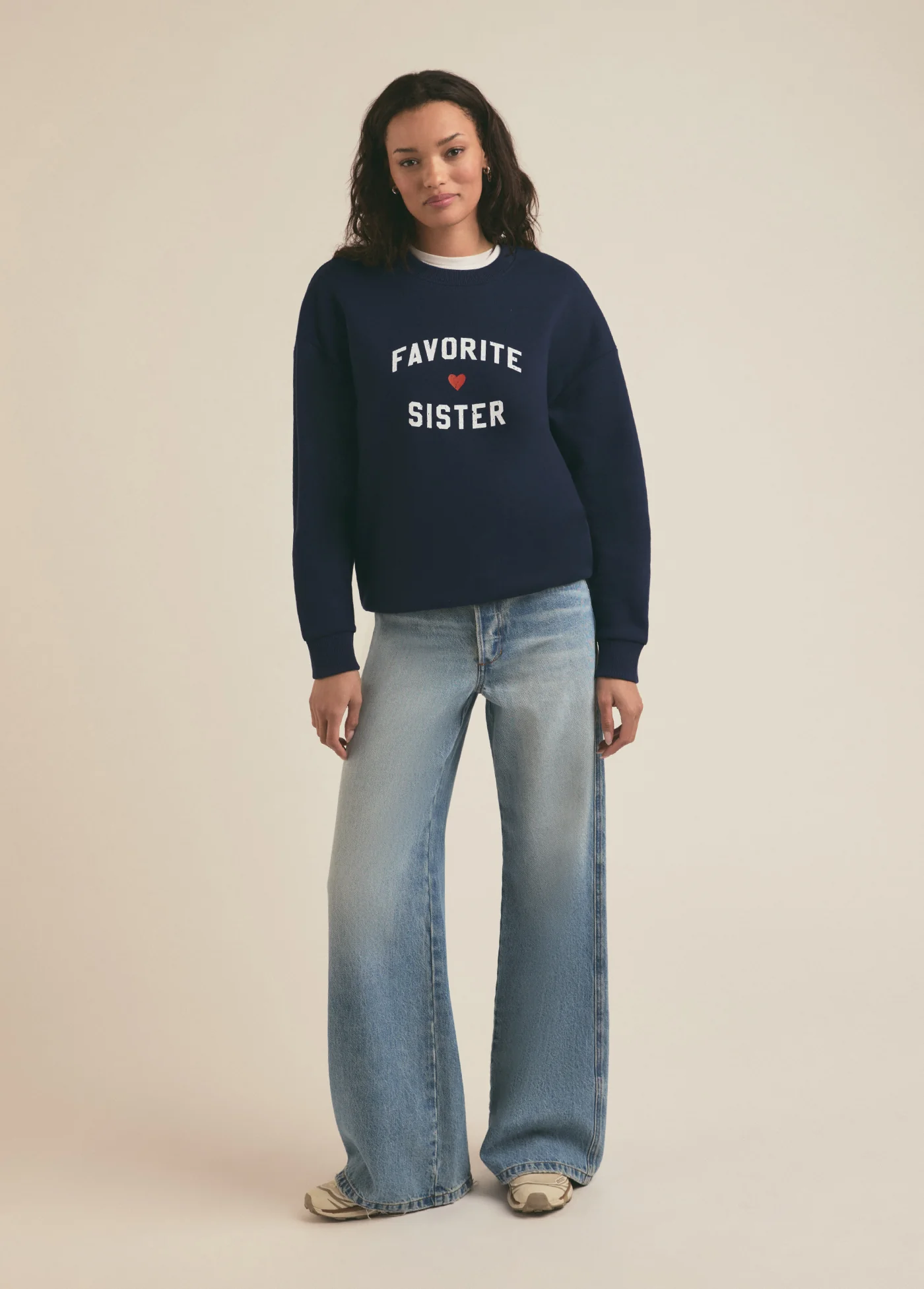 FAVORITE SISTER HEART LOGO SWEATSHIRT - Image 2