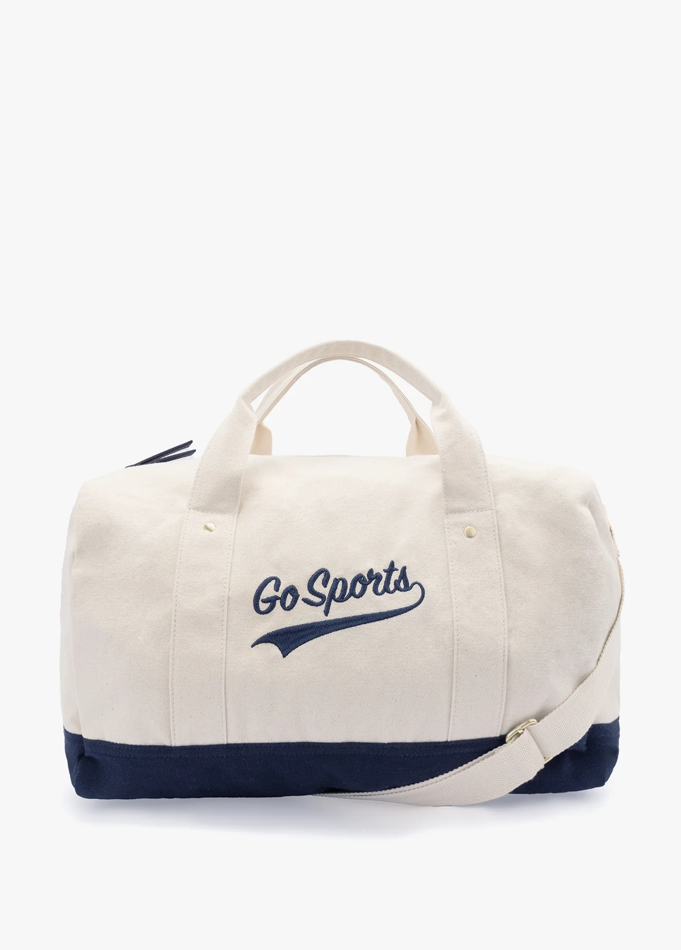 GO SPORTS CANVAS DUFFLE BAG