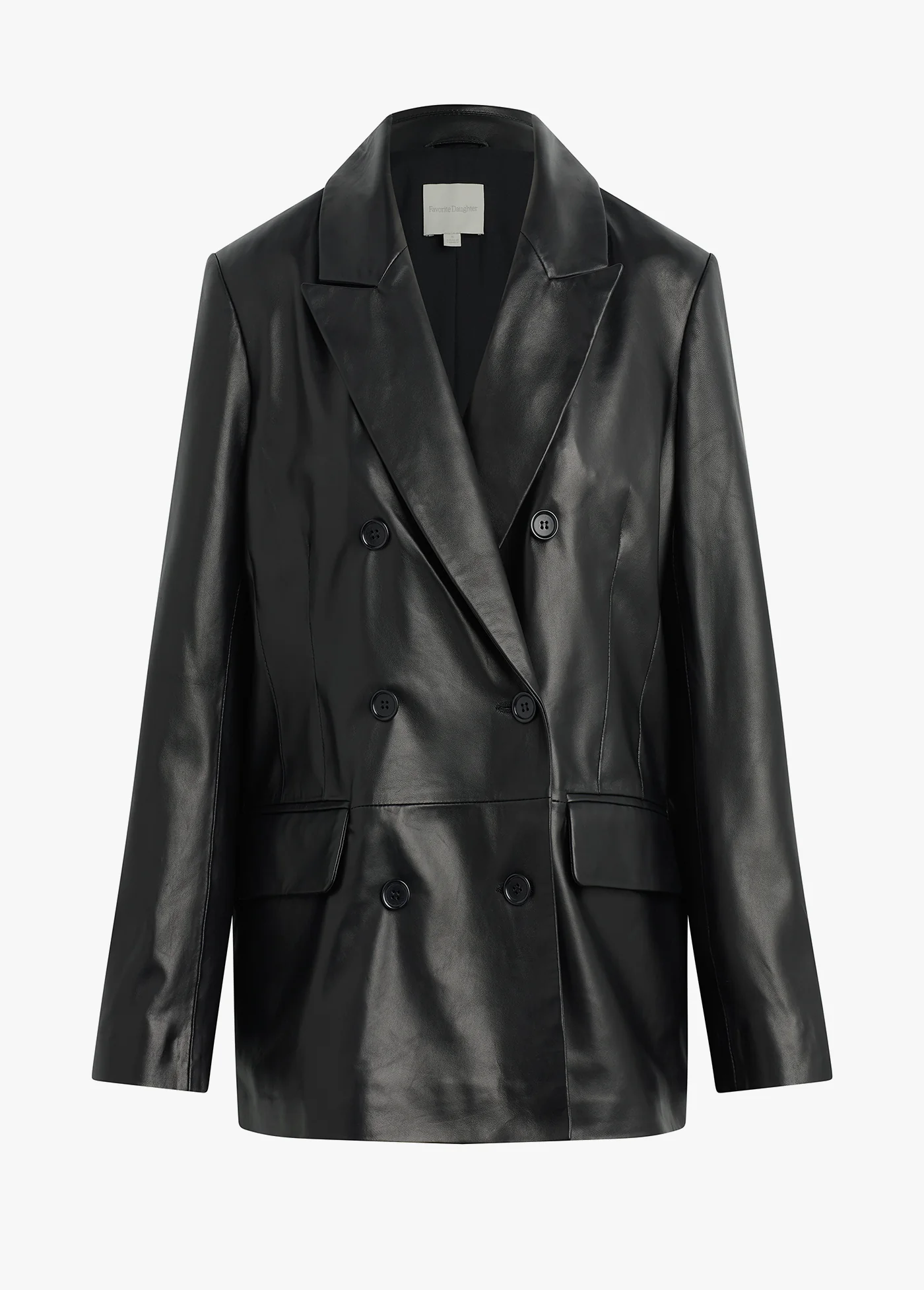 THE AGNES LEATHER BLAZER - Image 10