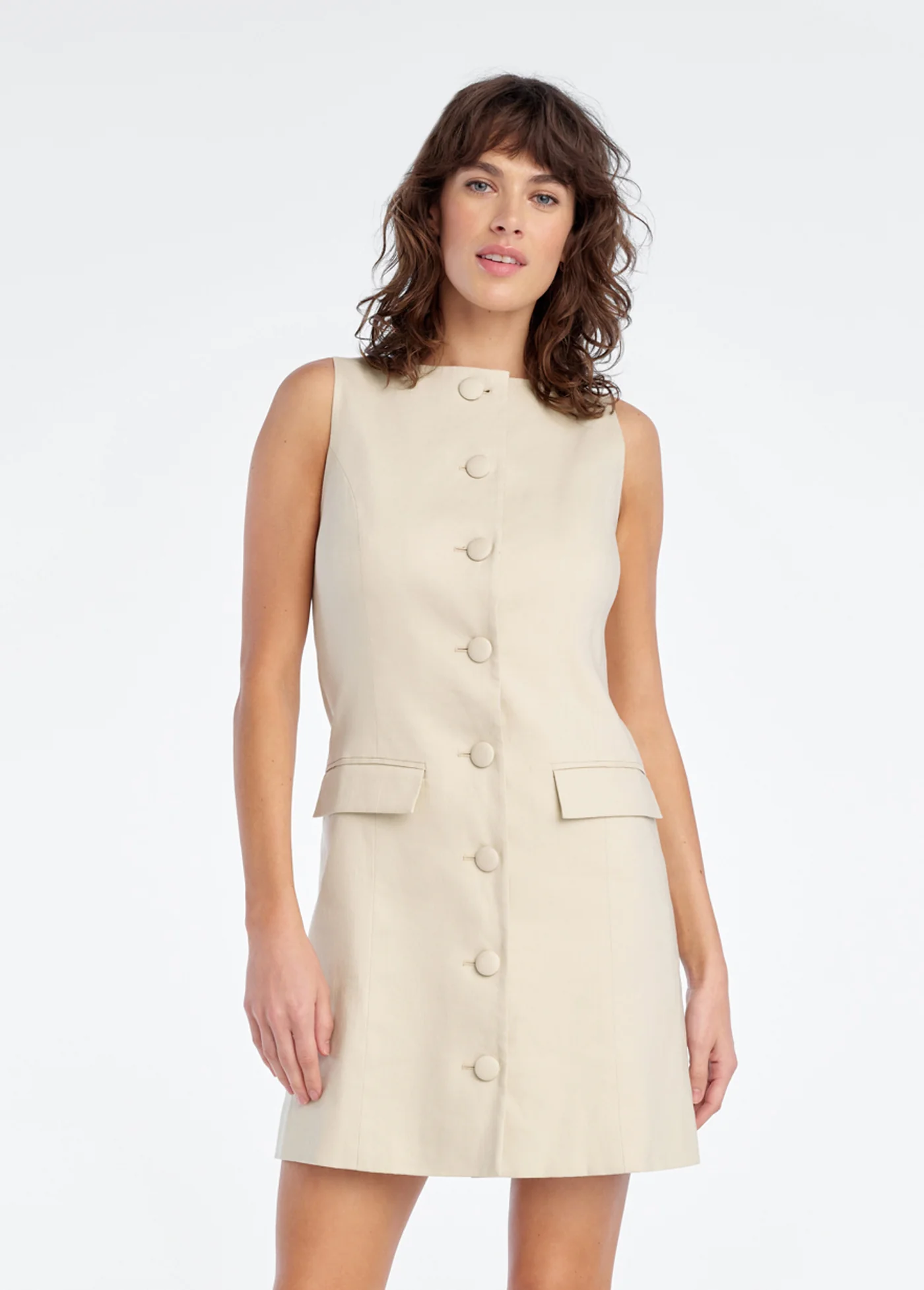 THE CECE LINEN DRESS