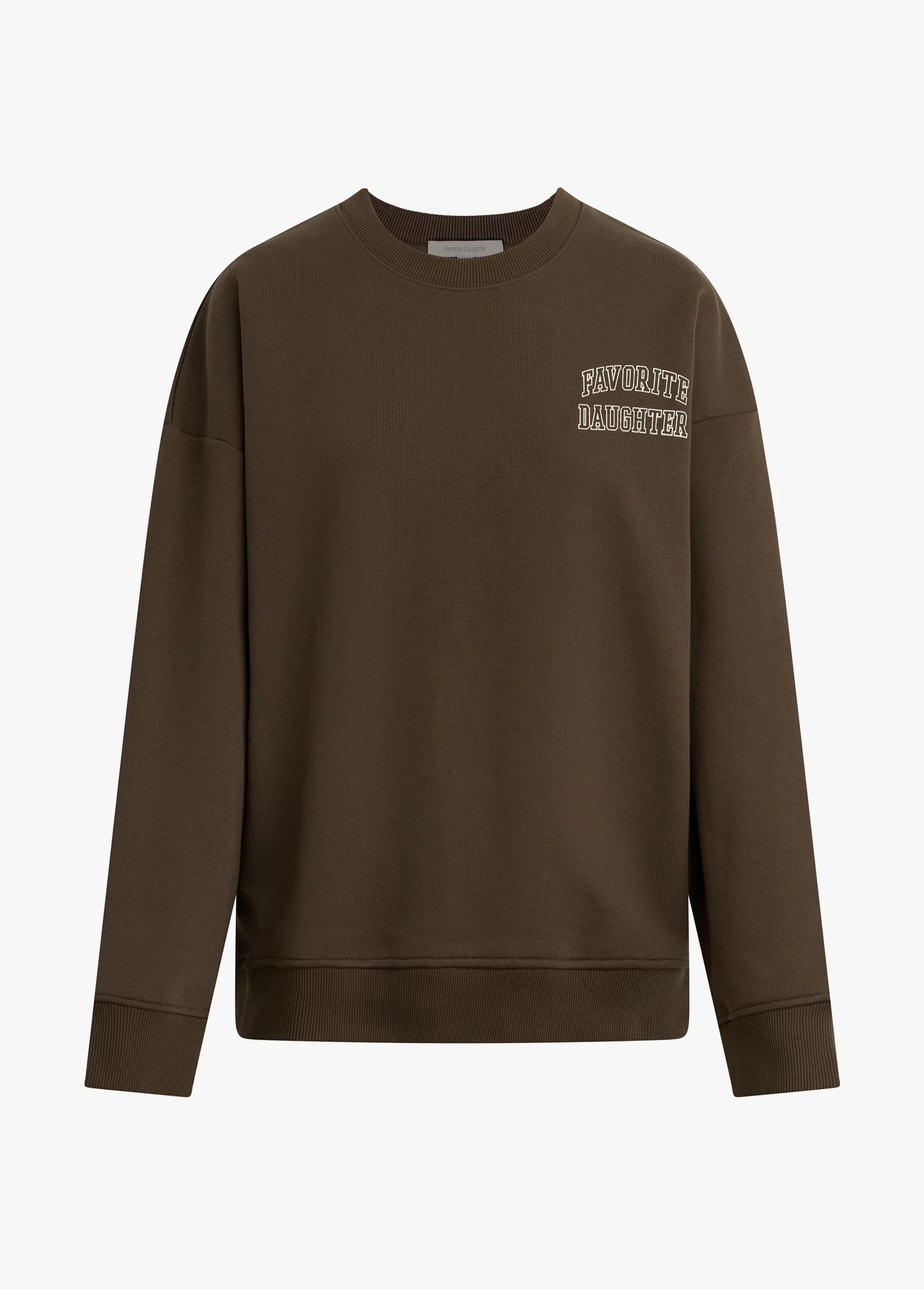THE COLLEGIATE CHEST LOGO SWEATSHIRT