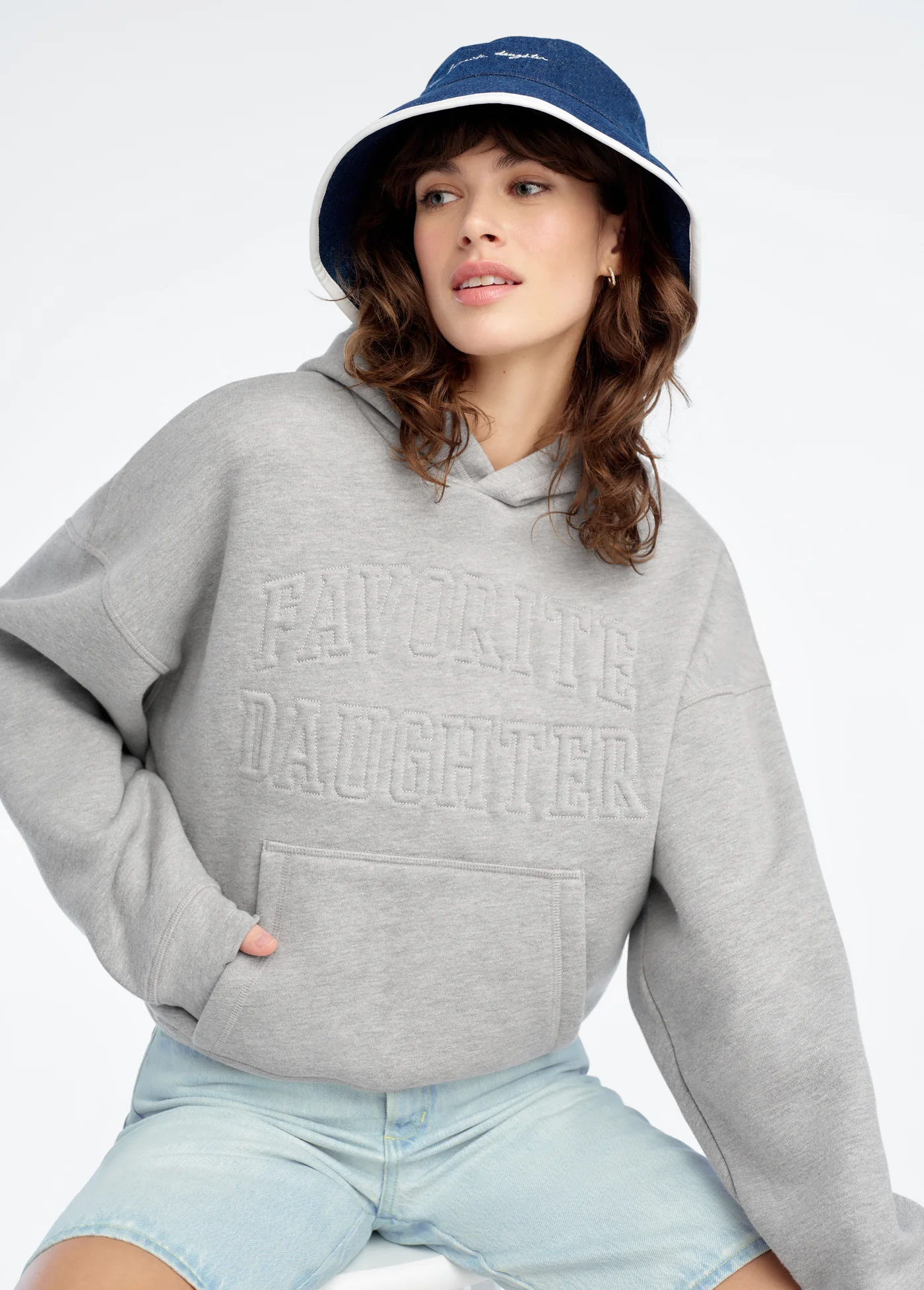 THE COLLEGIATE EMBOSSED HOODIE - Image 4