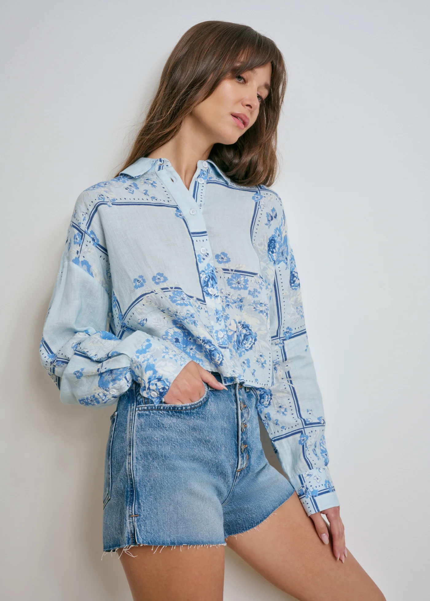 THE CROP EX-BOYFRIEND SHIRT - Image 3