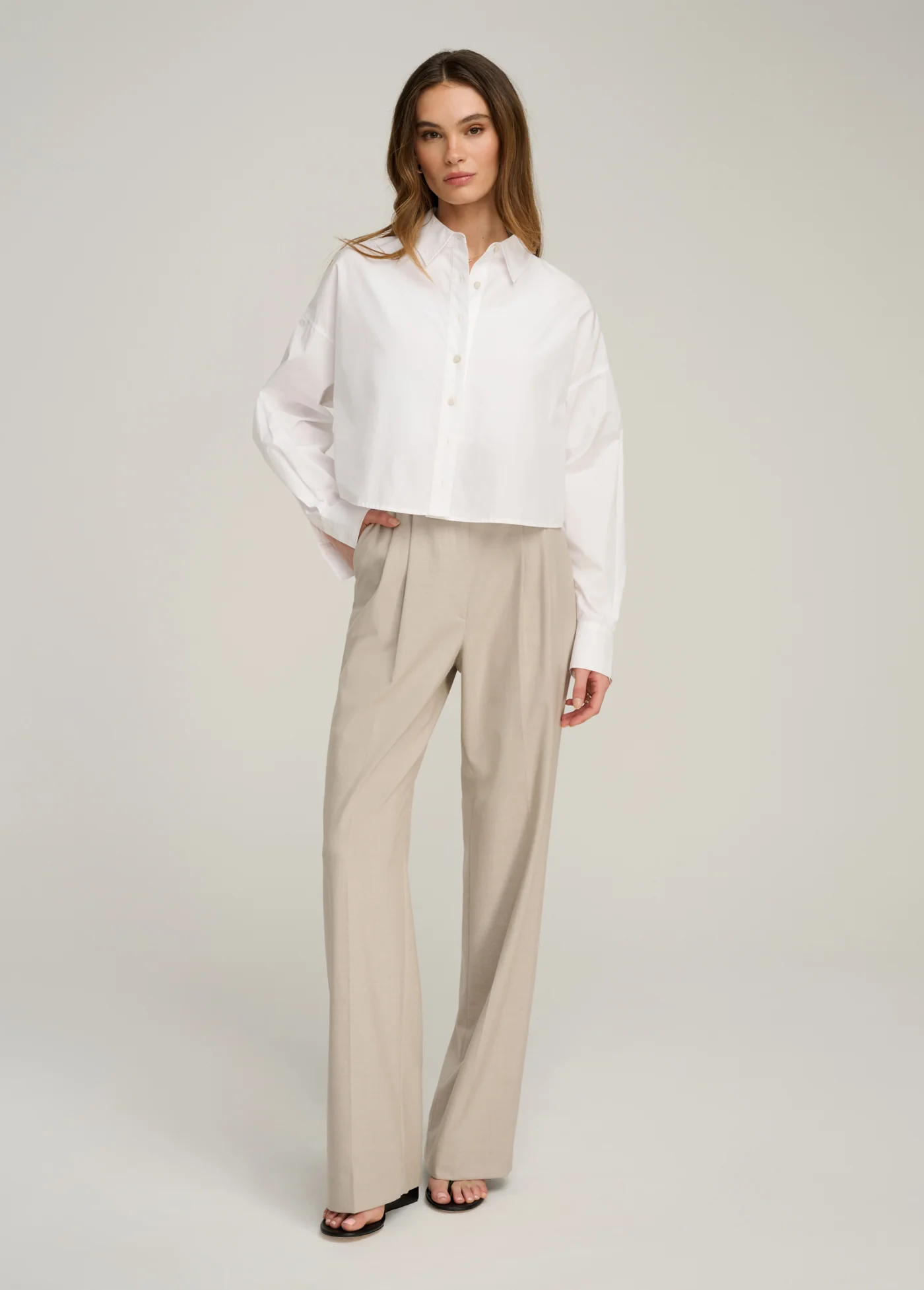 THE CROP EX-BOYFRIEND SHIRT - Image 3
