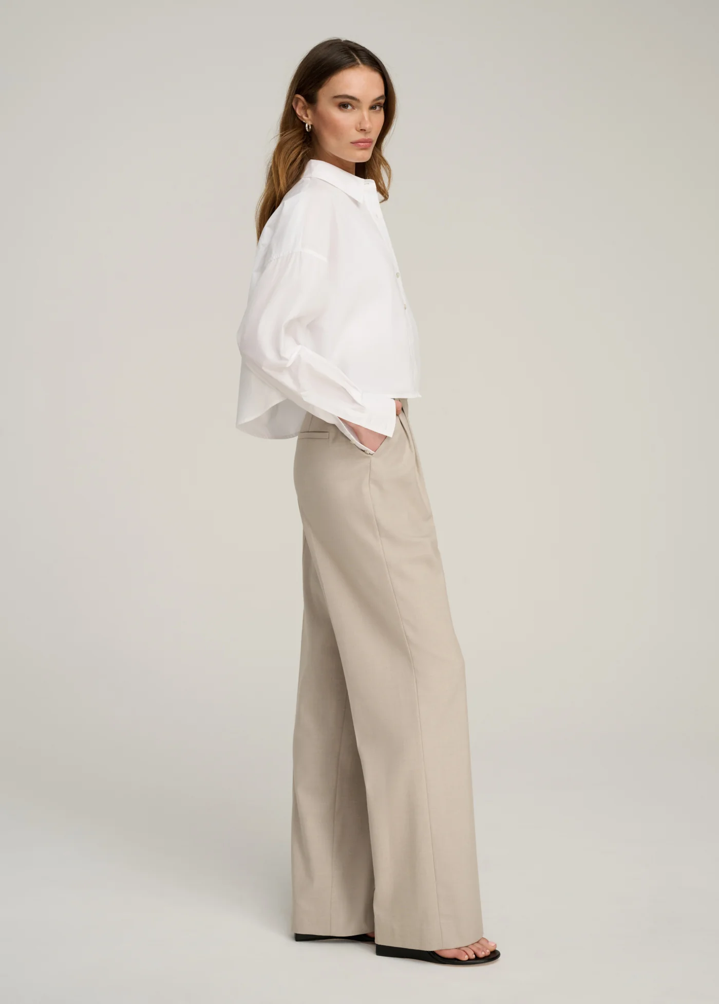 THE CROP EX-BOYFRIEND SHIRT - Image 4