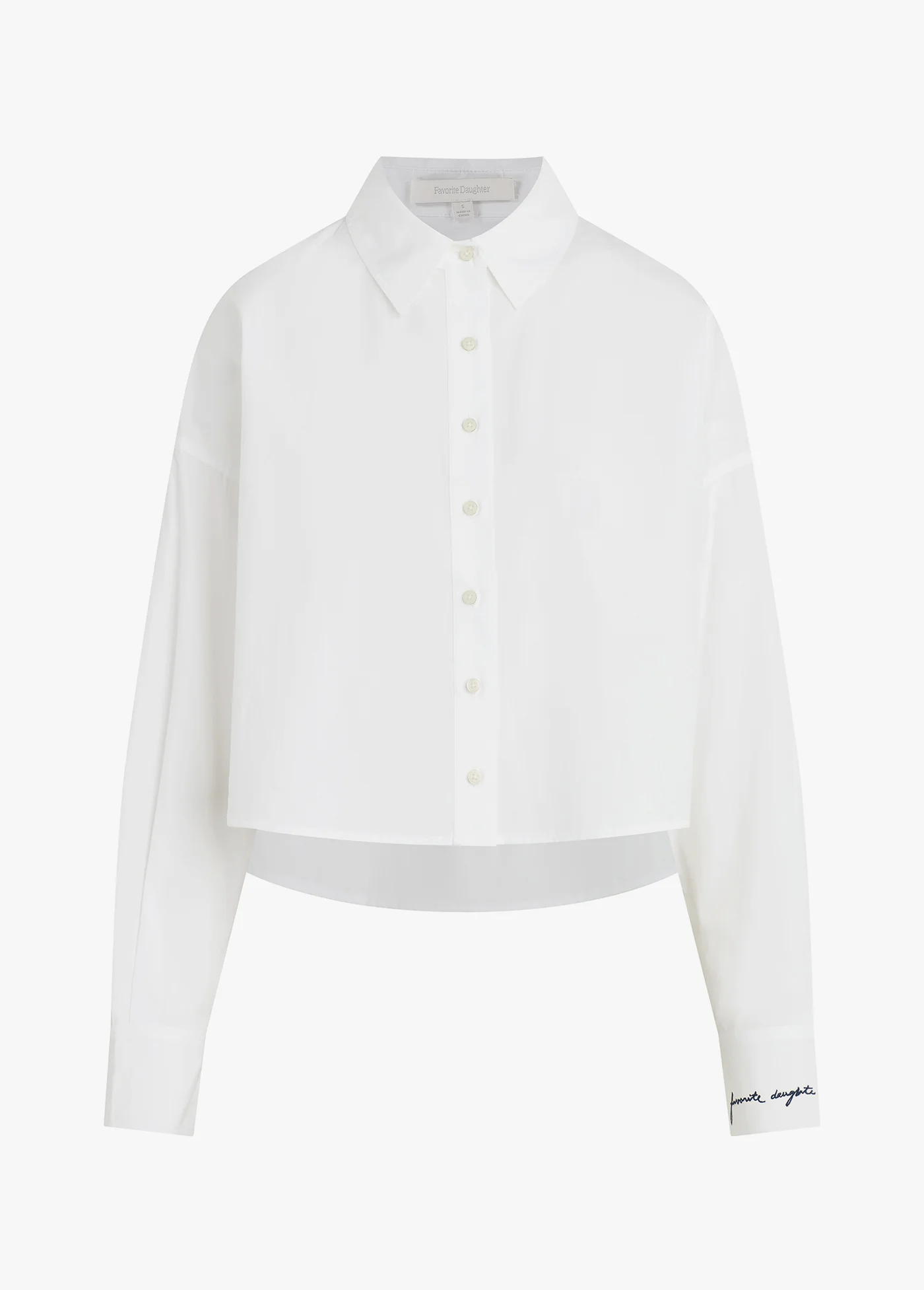 THE CROP EX-BOYFRIEND SHIRT - Image 7