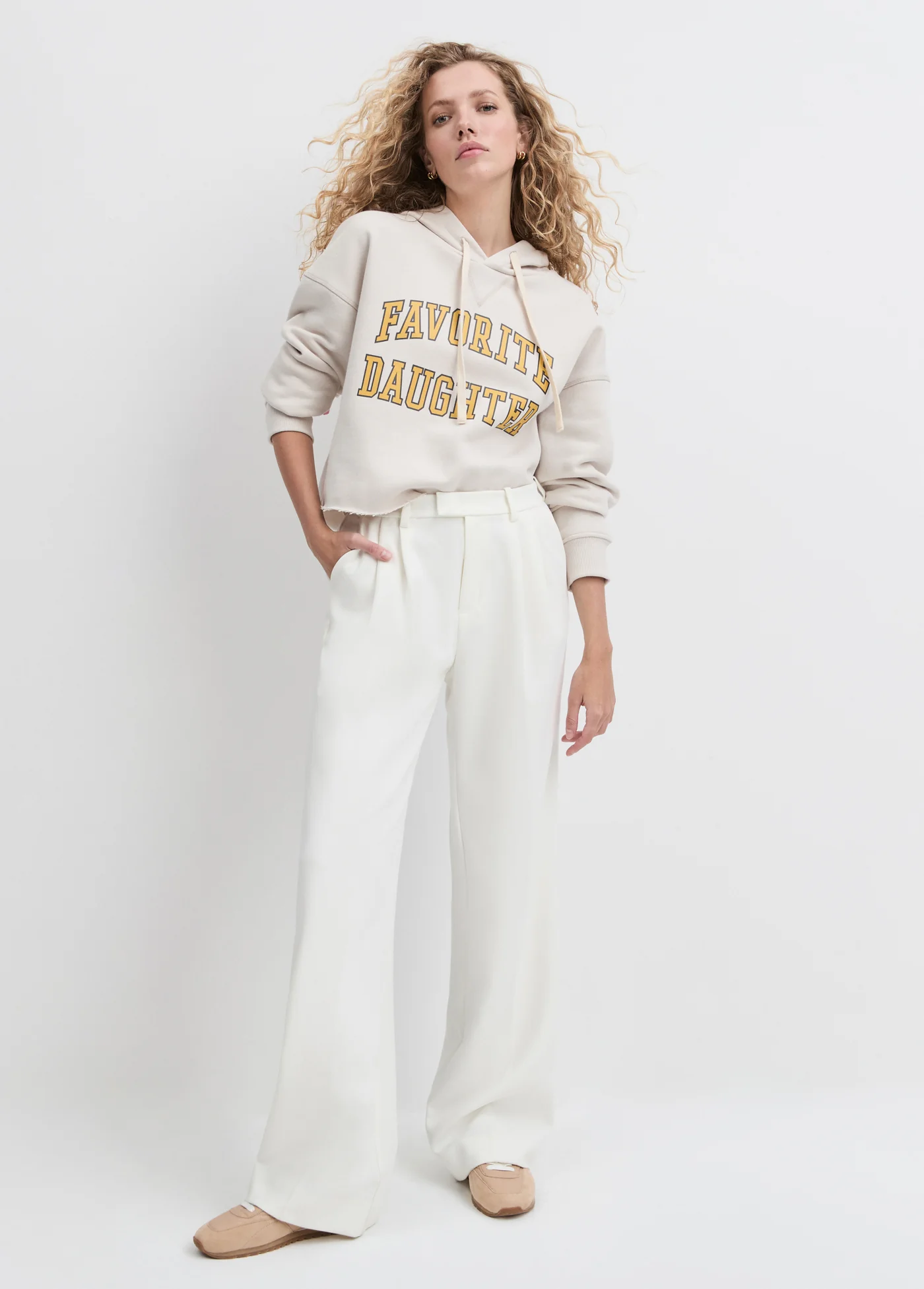 THE CROPPED COLLEGIATE HOODIE - Image 2