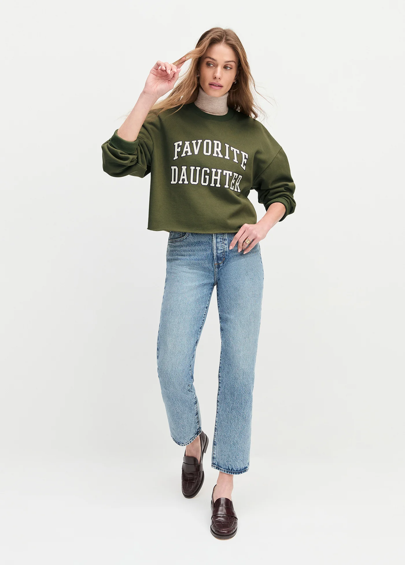 THE CROPPED COLLEGIATE SWEATSHIRT - Image 3