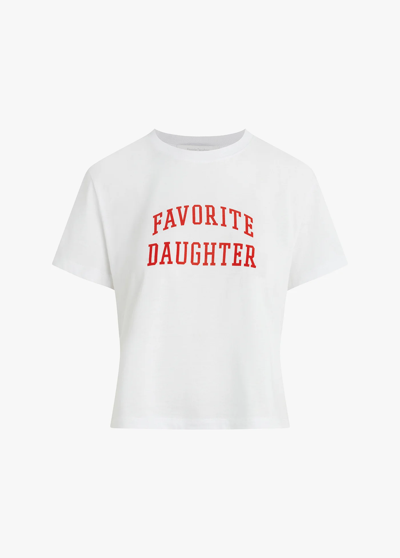 THE CROPPED COLLEGIATE TEE