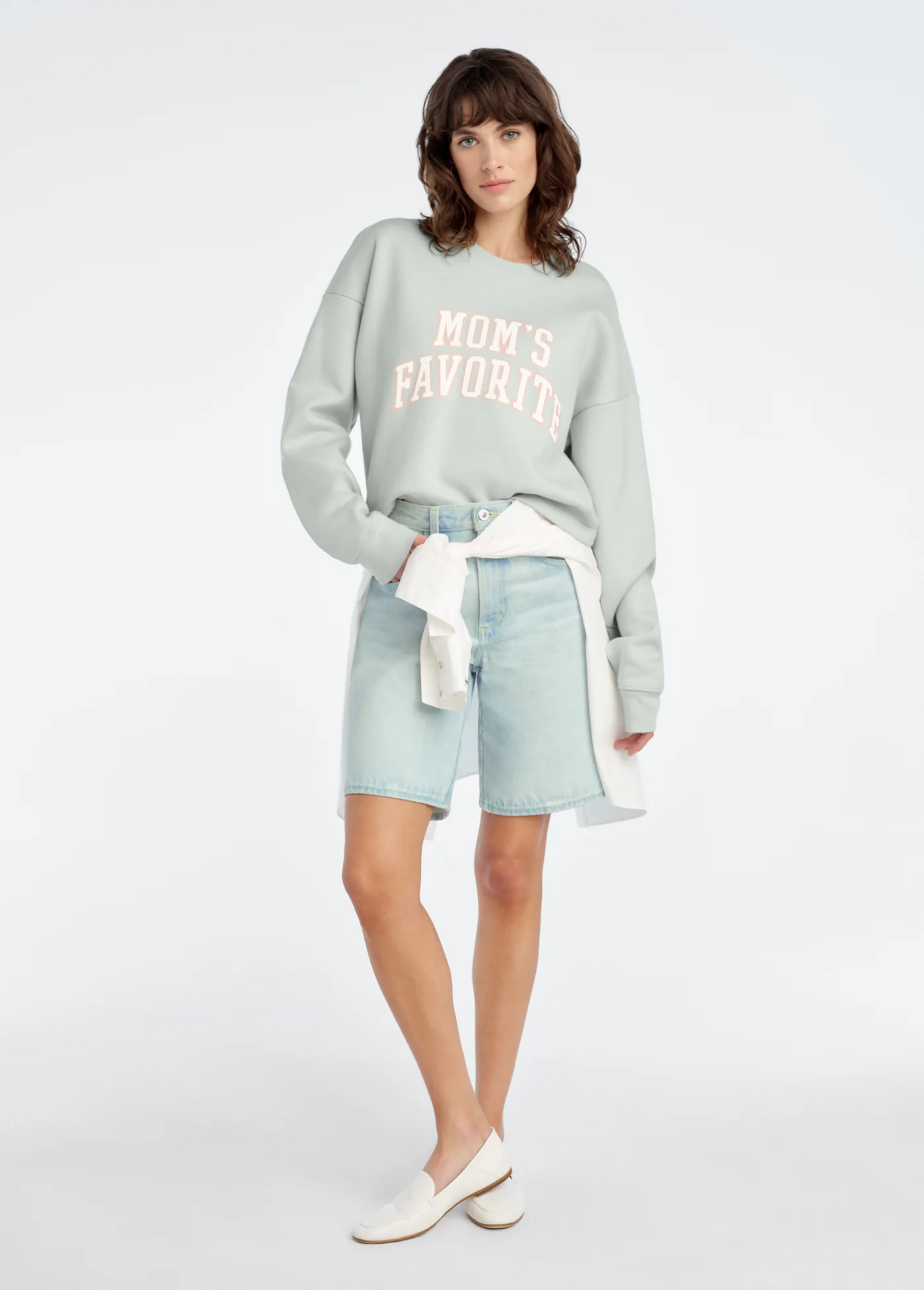 THE CROPPED MOM'S FAVORITE SWEATSHIRT - Image 4