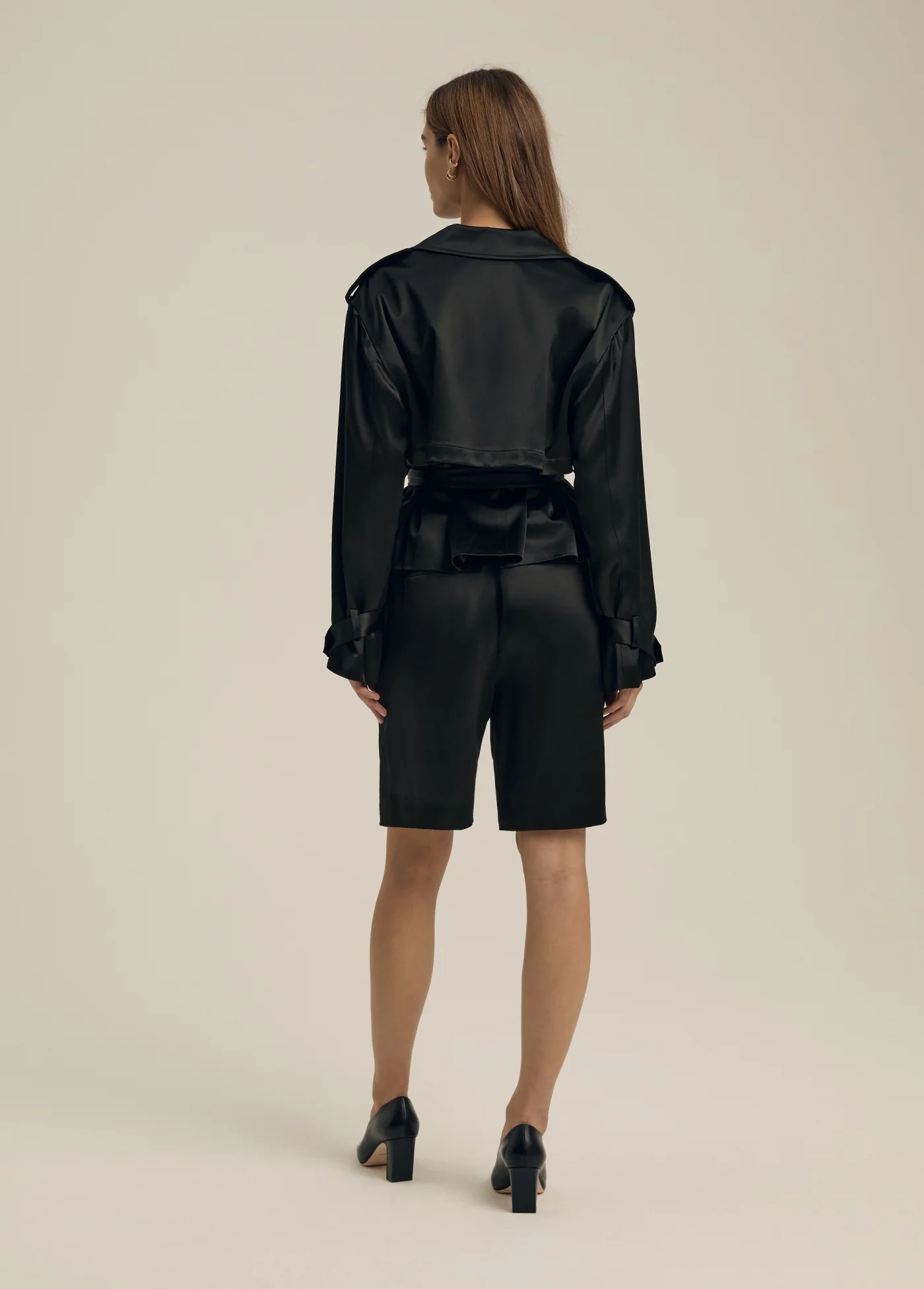 THE CROPPED SATIN CHARLES TRENCH - Image 4