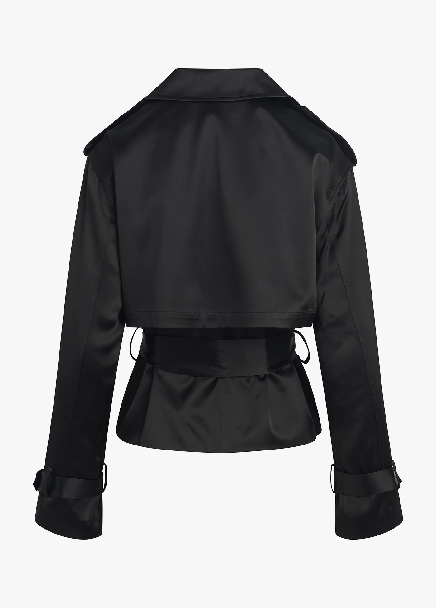 THE CROPPED SATIN CHARLES TRENCH - Image 6