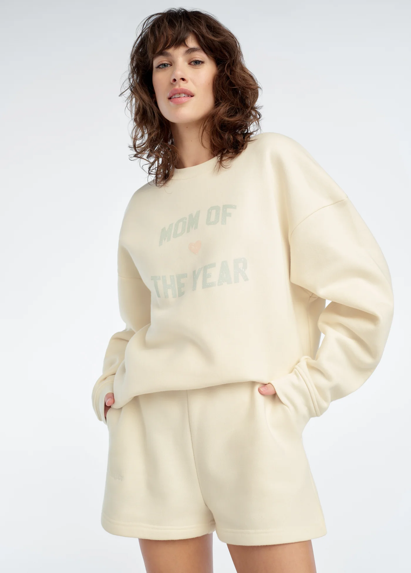 THE FAVORITE DAUGHTER EMBROIDERED SWEAT SHORT