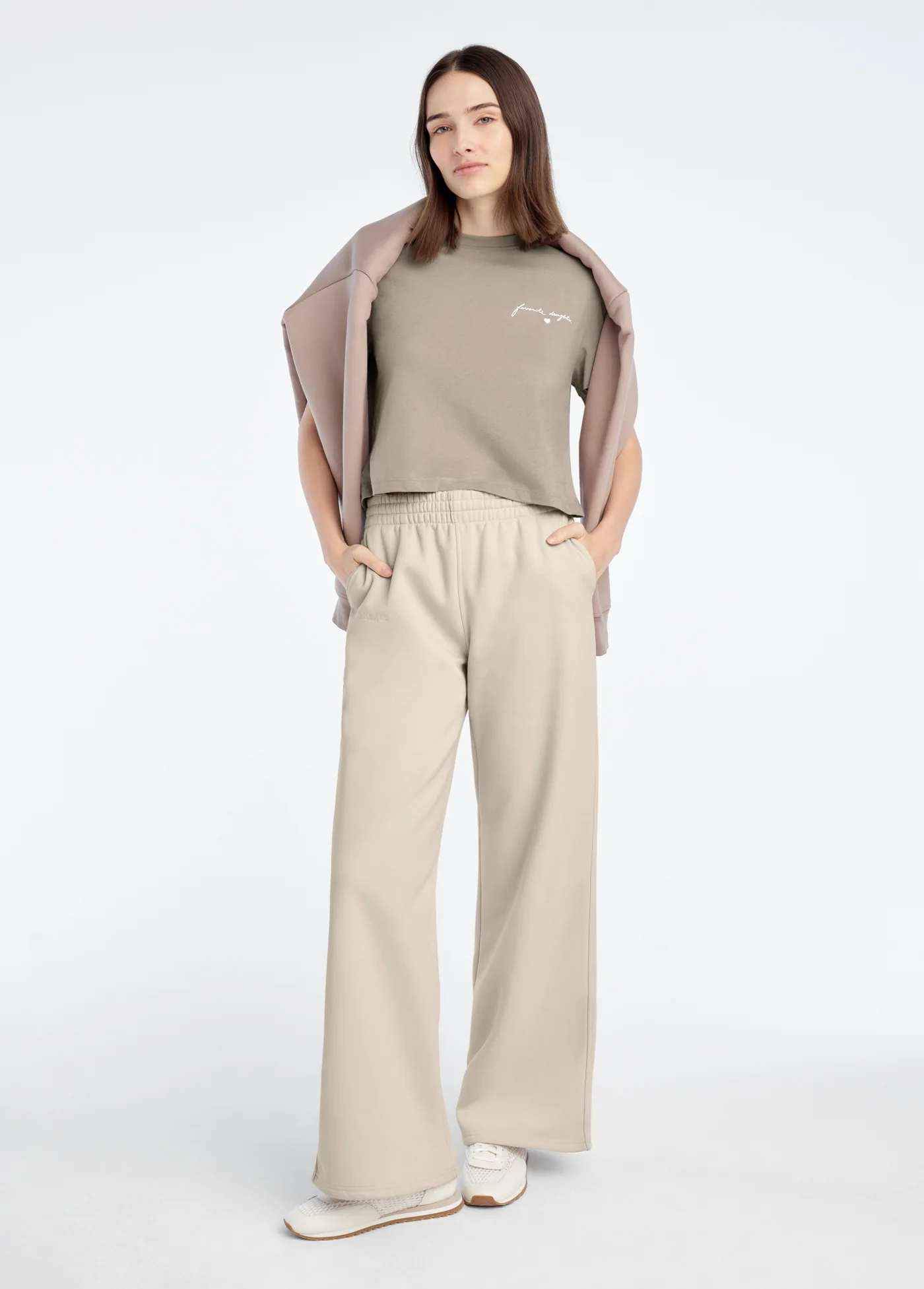 THE FAVORITE DAUGHTER EMBROIDERED WIDE LEG