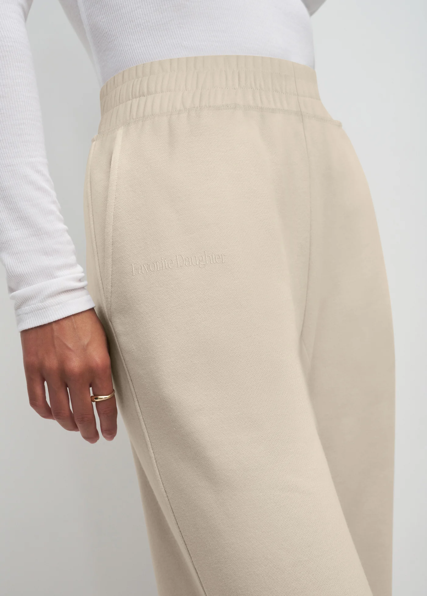 THE FAVORITE DAUGHTER EMBROIDERED WIDE LEG - Image 4