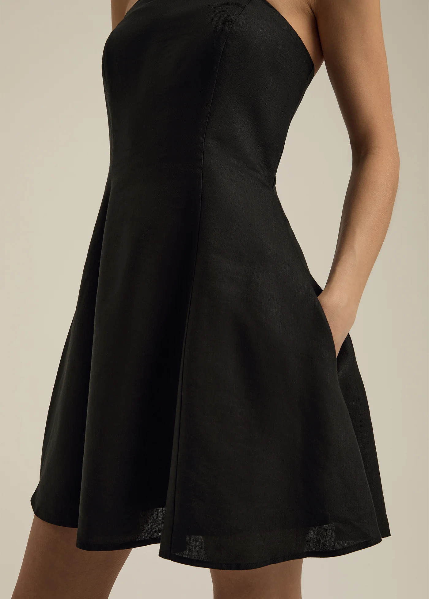 THE FAVORITE MINI LINEN DRESS - Image 2