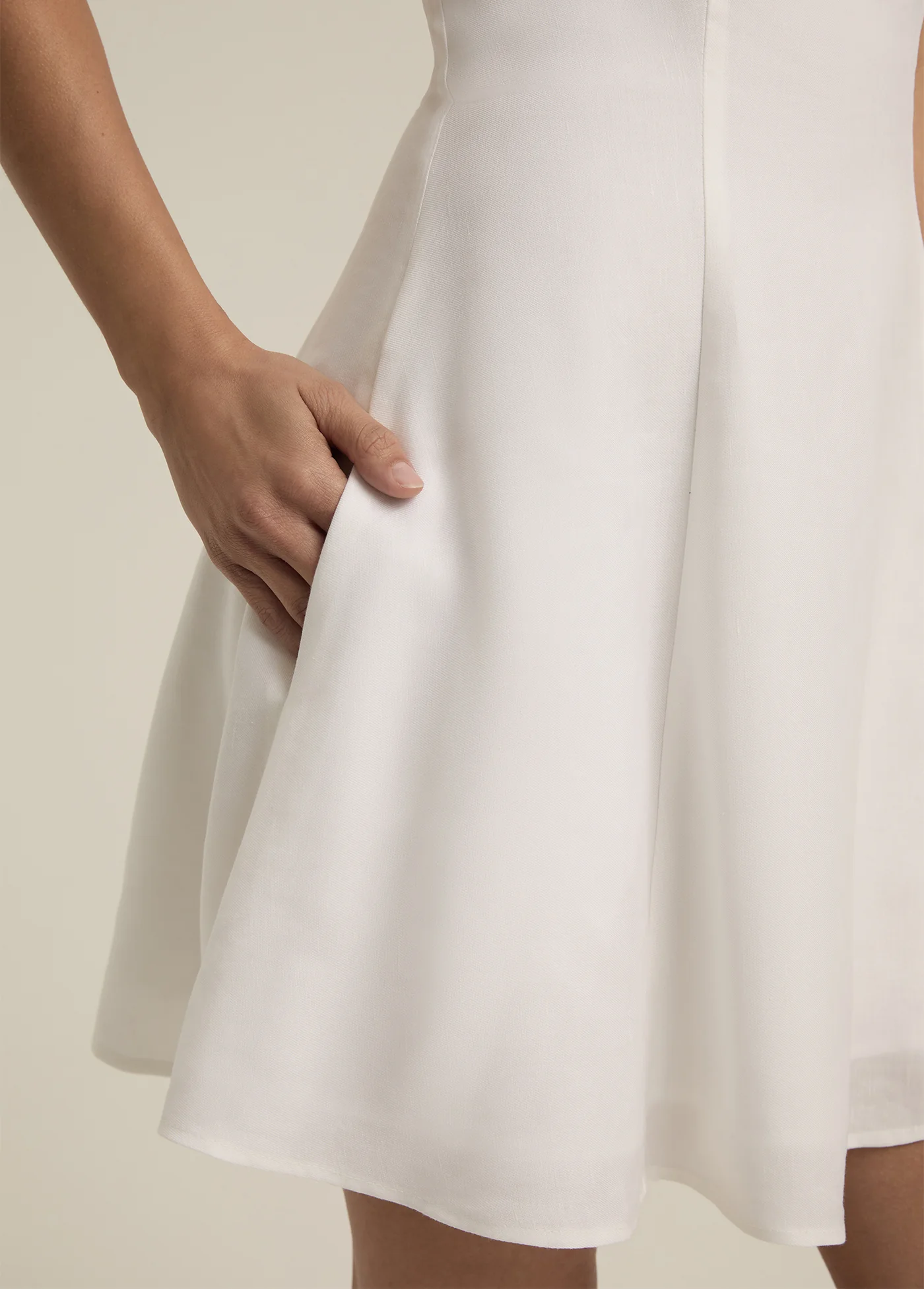 THE FAVORITE MINI LINEN DRESS - Image 2