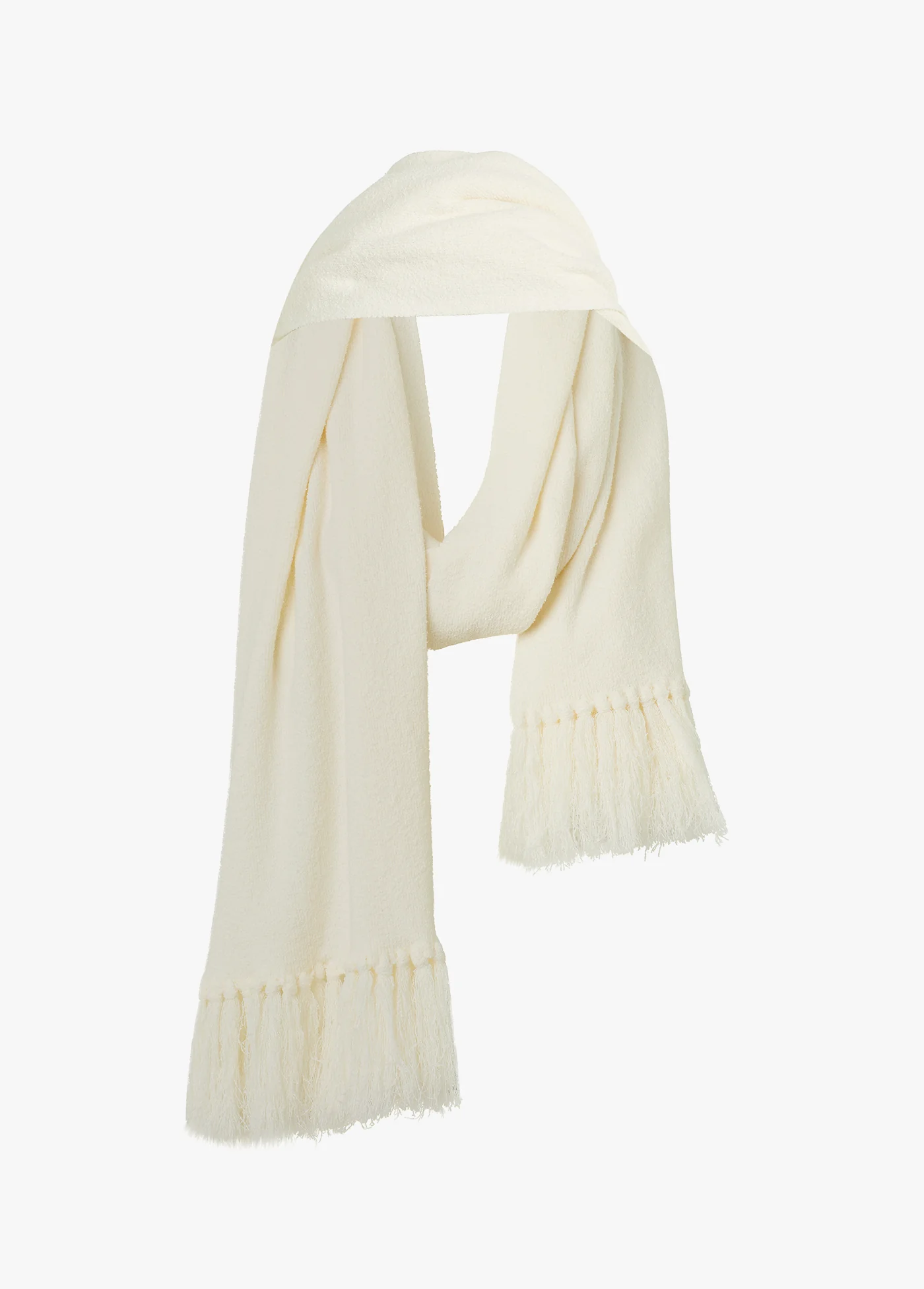THE FRINGE LIGHTWEIGHT KNIT SCARF - Image 4