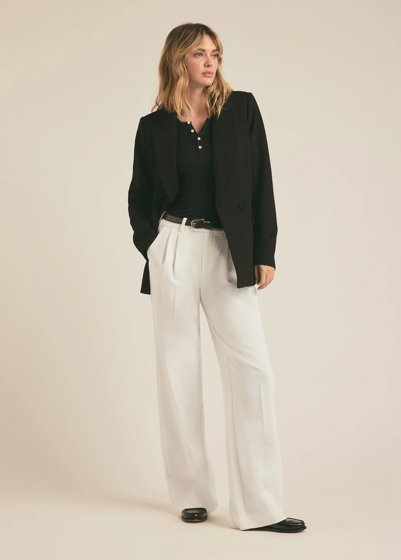 THE HENLEY RIBBED LONG SLEEVE - Image 2