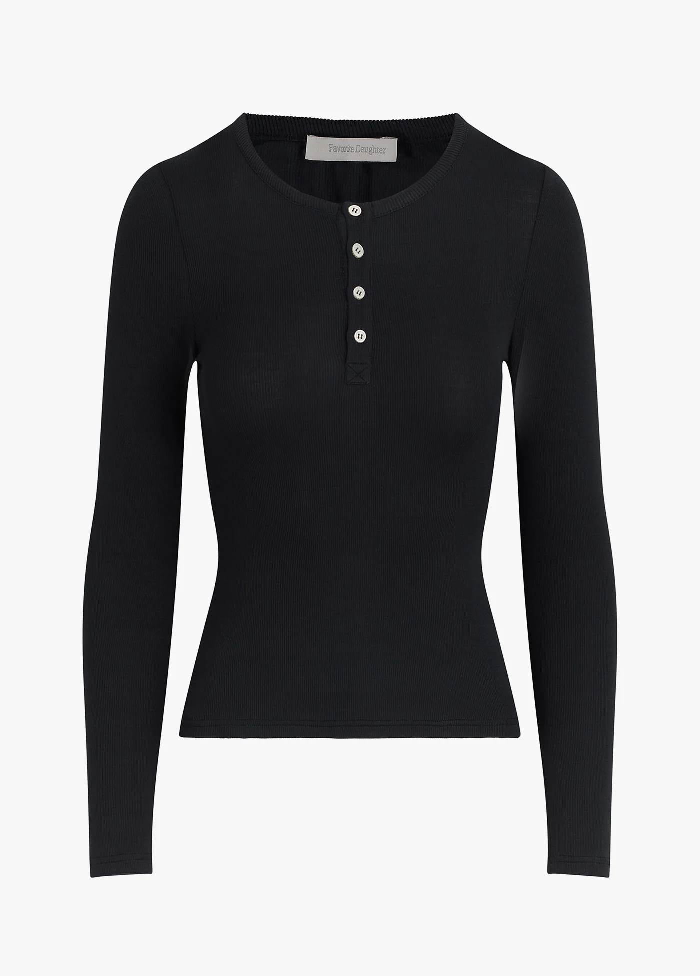 THE HENLEY RIBBED LONG SLEEVE - Image 6