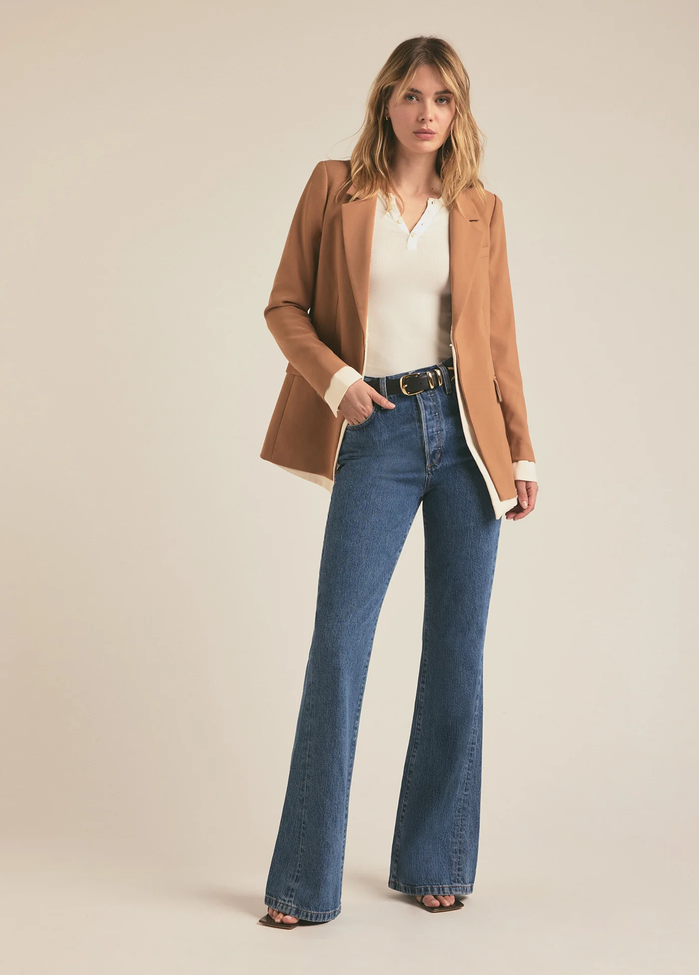 THE HENLEY RIBBED LONG SLEEVE - Image 2