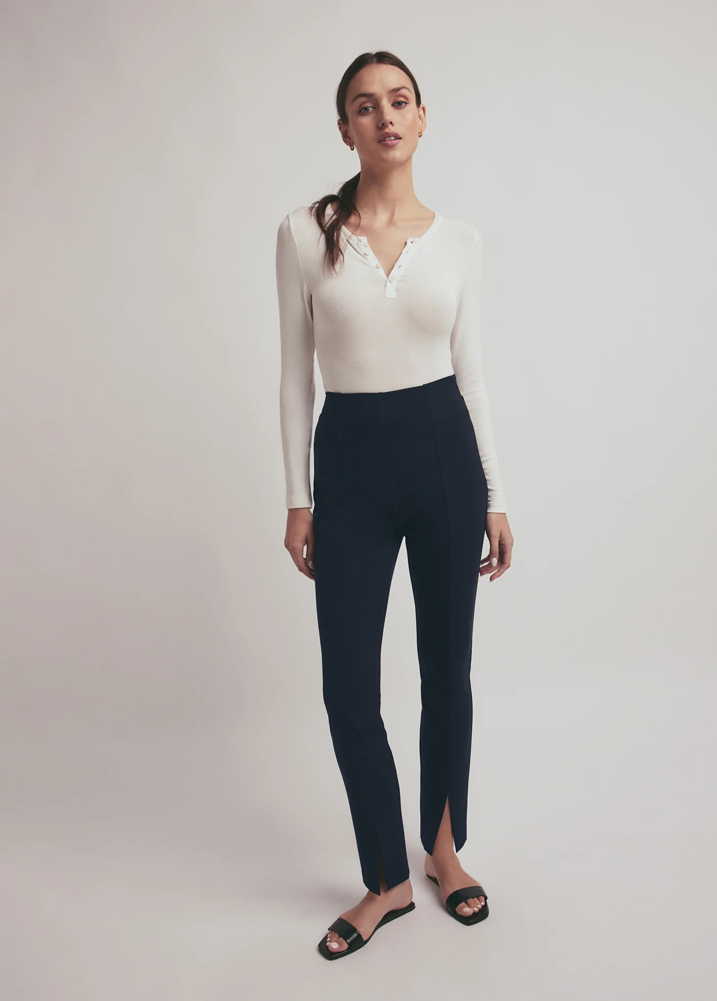THE HENLEY RIBBED LONG SLEEVE - Image 3
