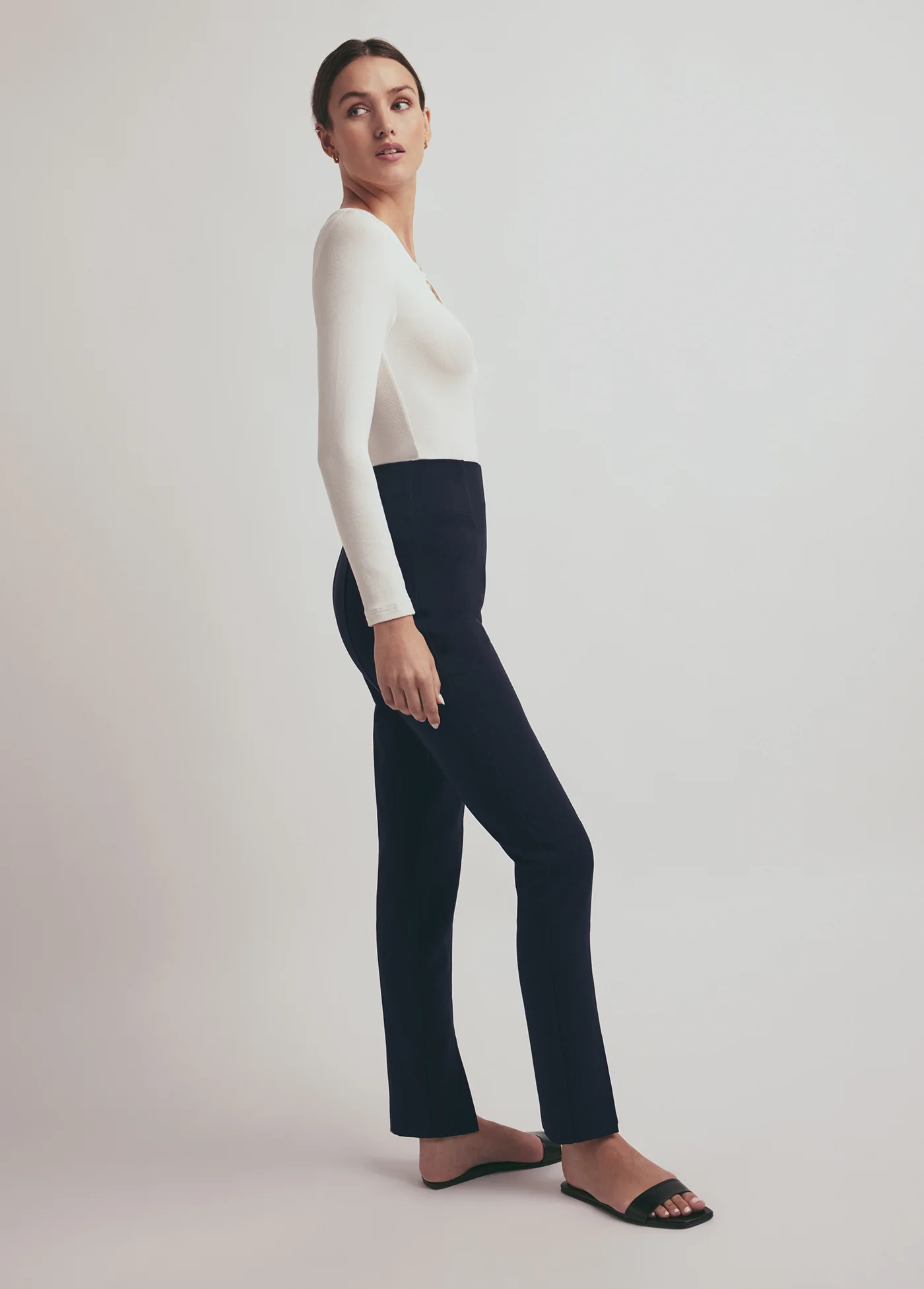 THE HENLEY RIBBED LONG SLEEVE - Image 4