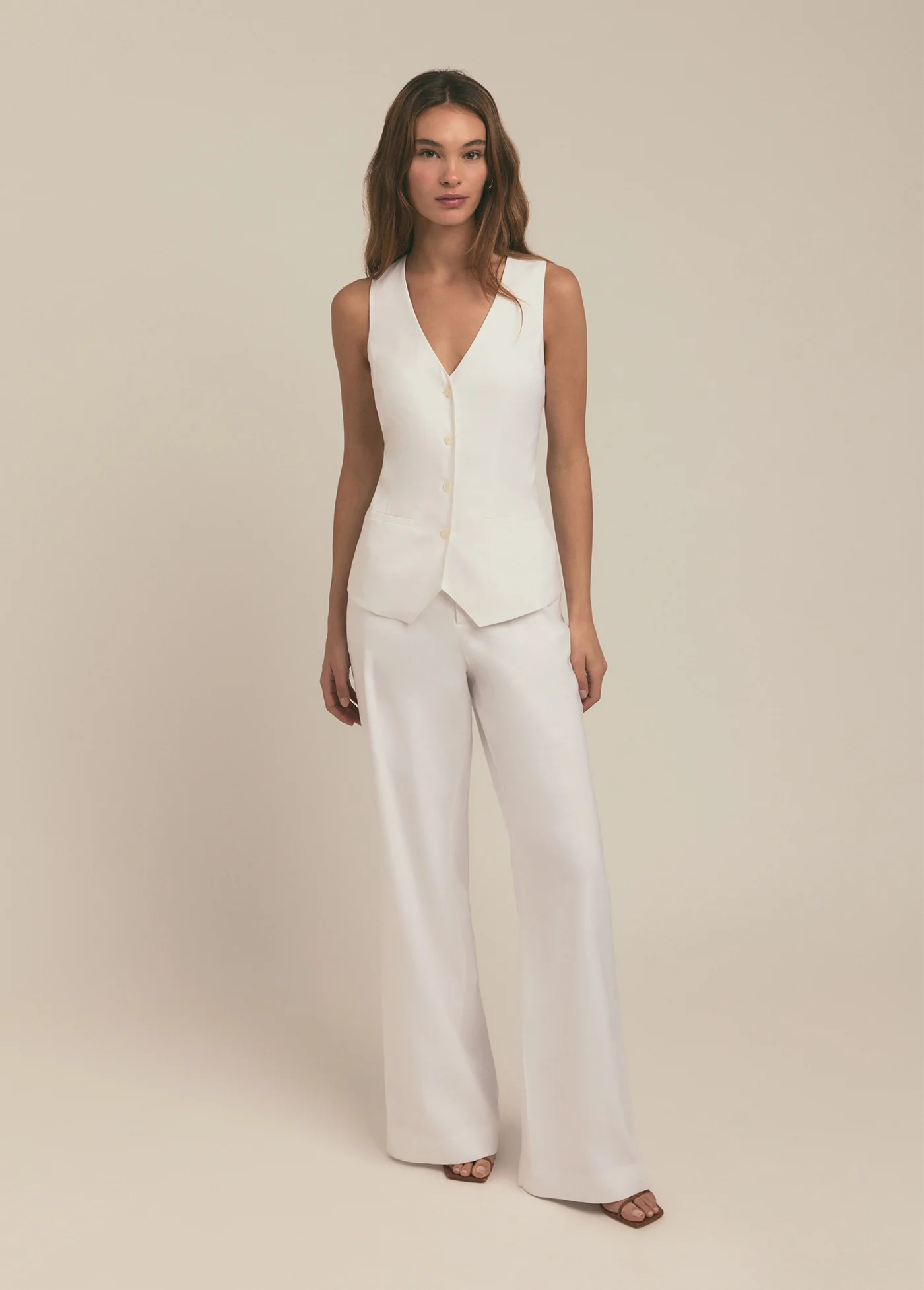 THE JONES LINEN WIDE LEG PANT - Image 3