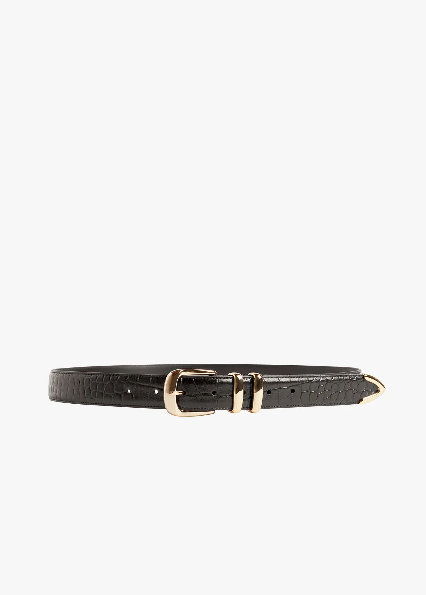 THE JORDAN CROC EMBOSSED BELT