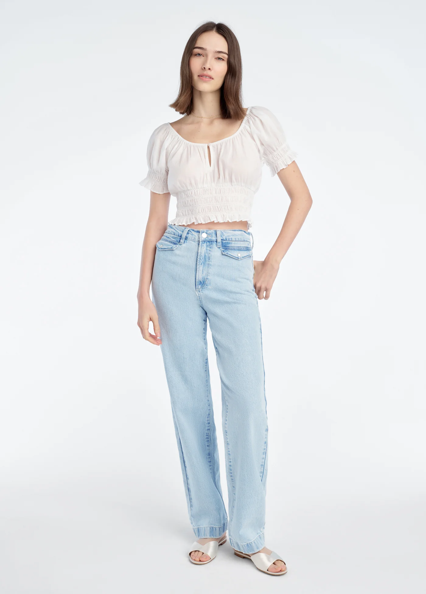THE KELLY HIGH RISE STRAIGHT TROUSER