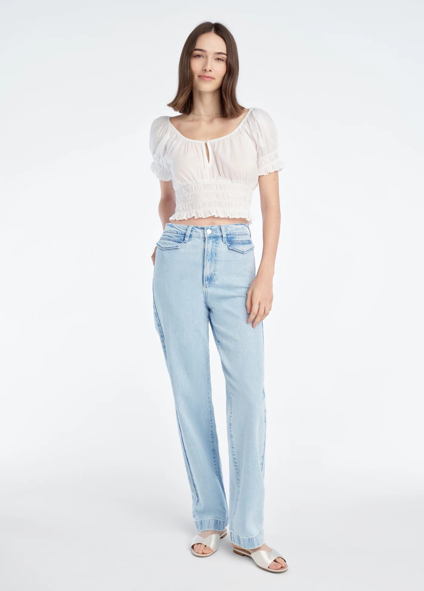 THE KELLY HIGH RISE STRAIGHT TROUSER - Image 2