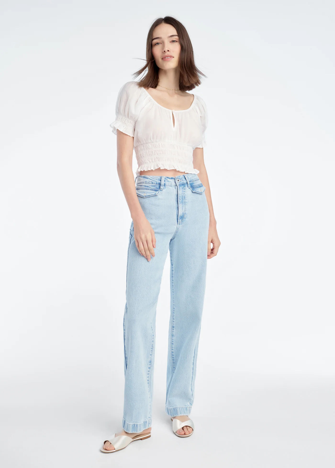 THE KELLY HIGH RISE STRAIGHT TROUSER - Image 3