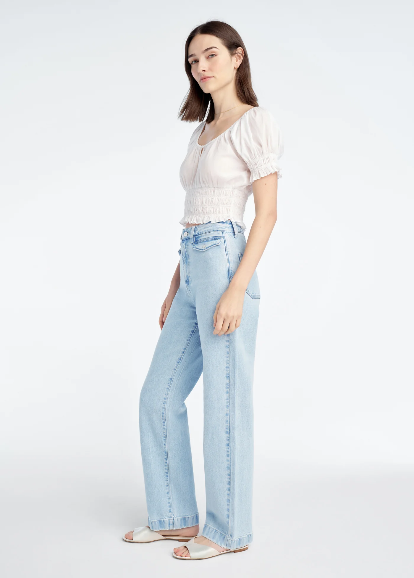 THE KELLY HIGH RISE STRAIGHT TROUSER - Image 4