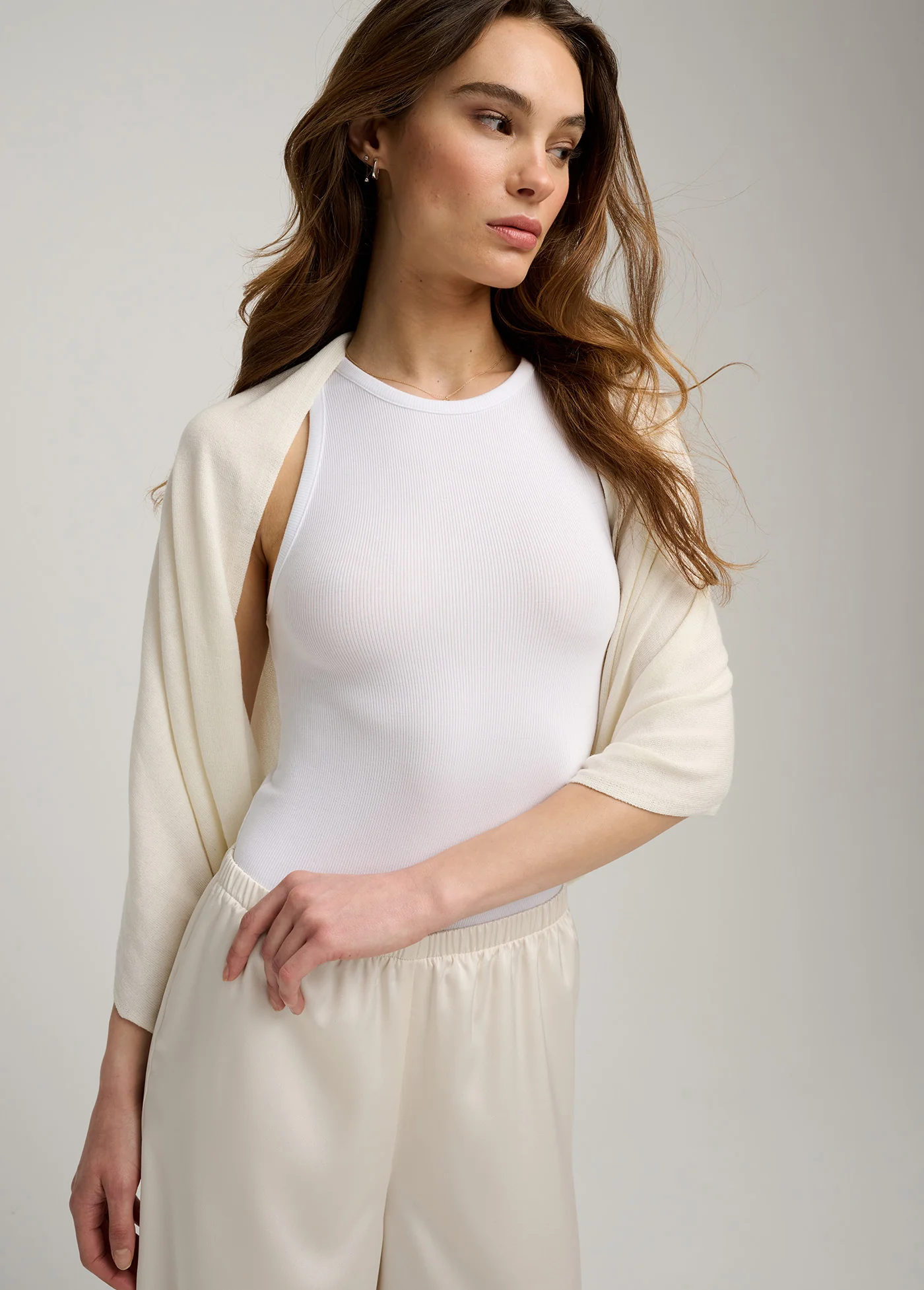 THE LIGHTWEIGHT KNIT WRAP SCARF - Image 2
