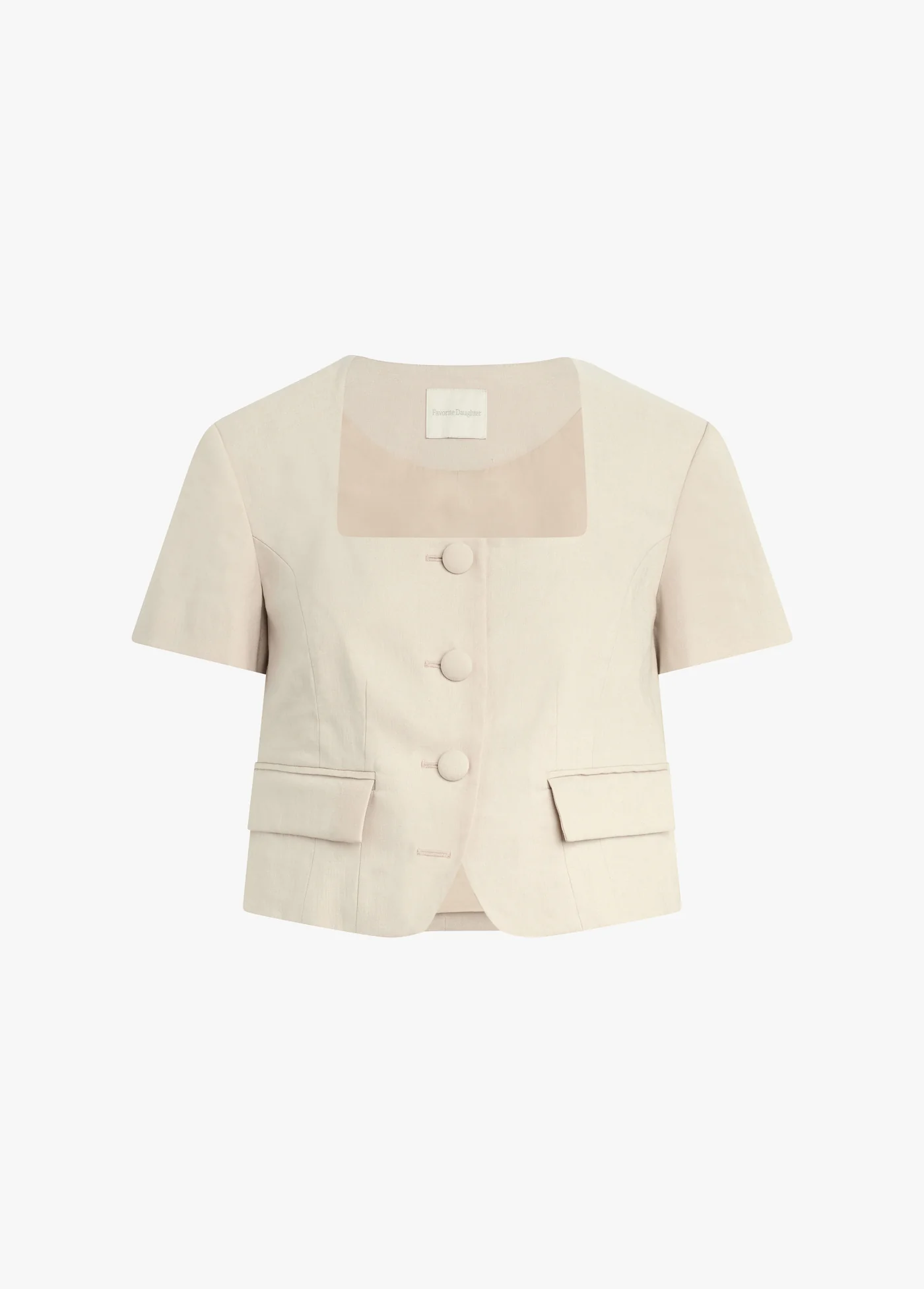 THE MAYFAIR LINEN TOP - Image 6