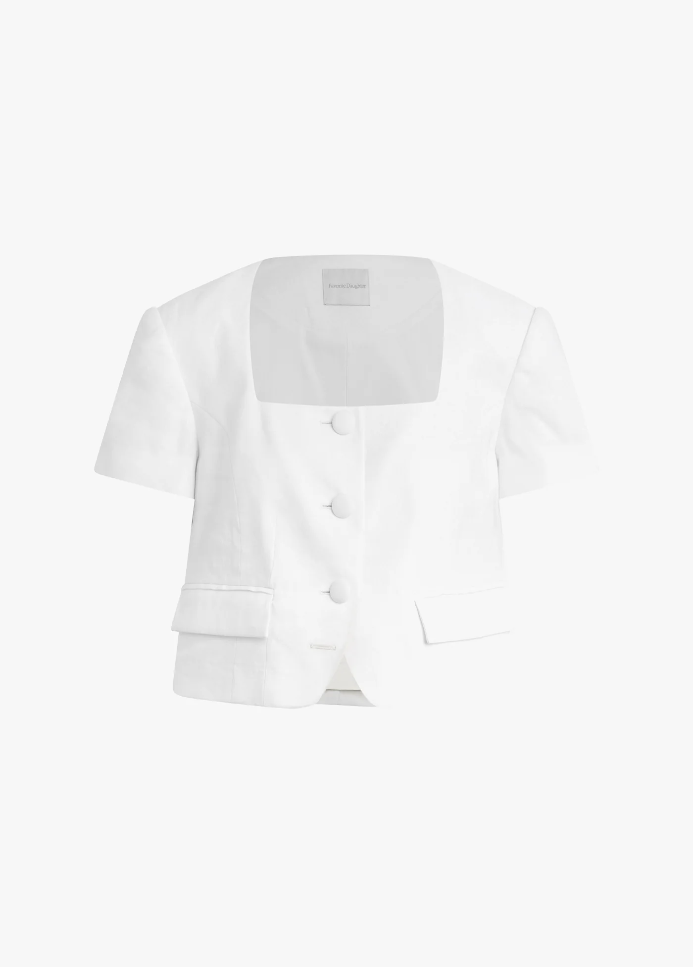 THE MAYFAIR LINEN TOP - Image 6