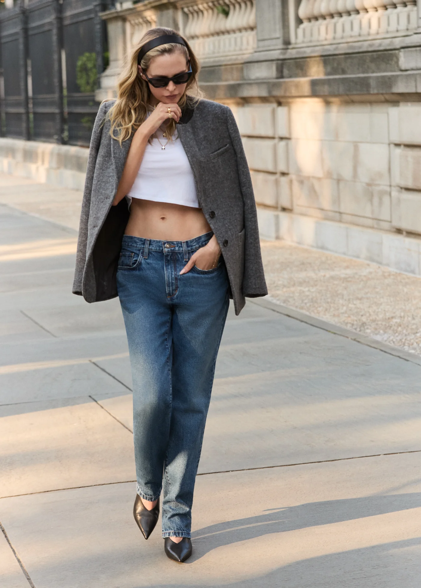 THE MIKAELA LOW SLUNG LONG SLIM STRAIGHT