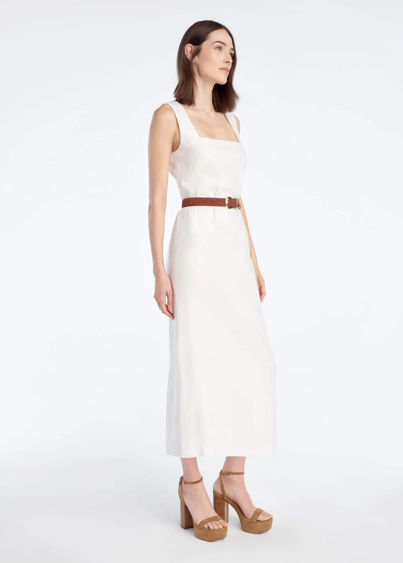 THE PERFECT OPPORTUNITY LINEN DRESS - Image 3