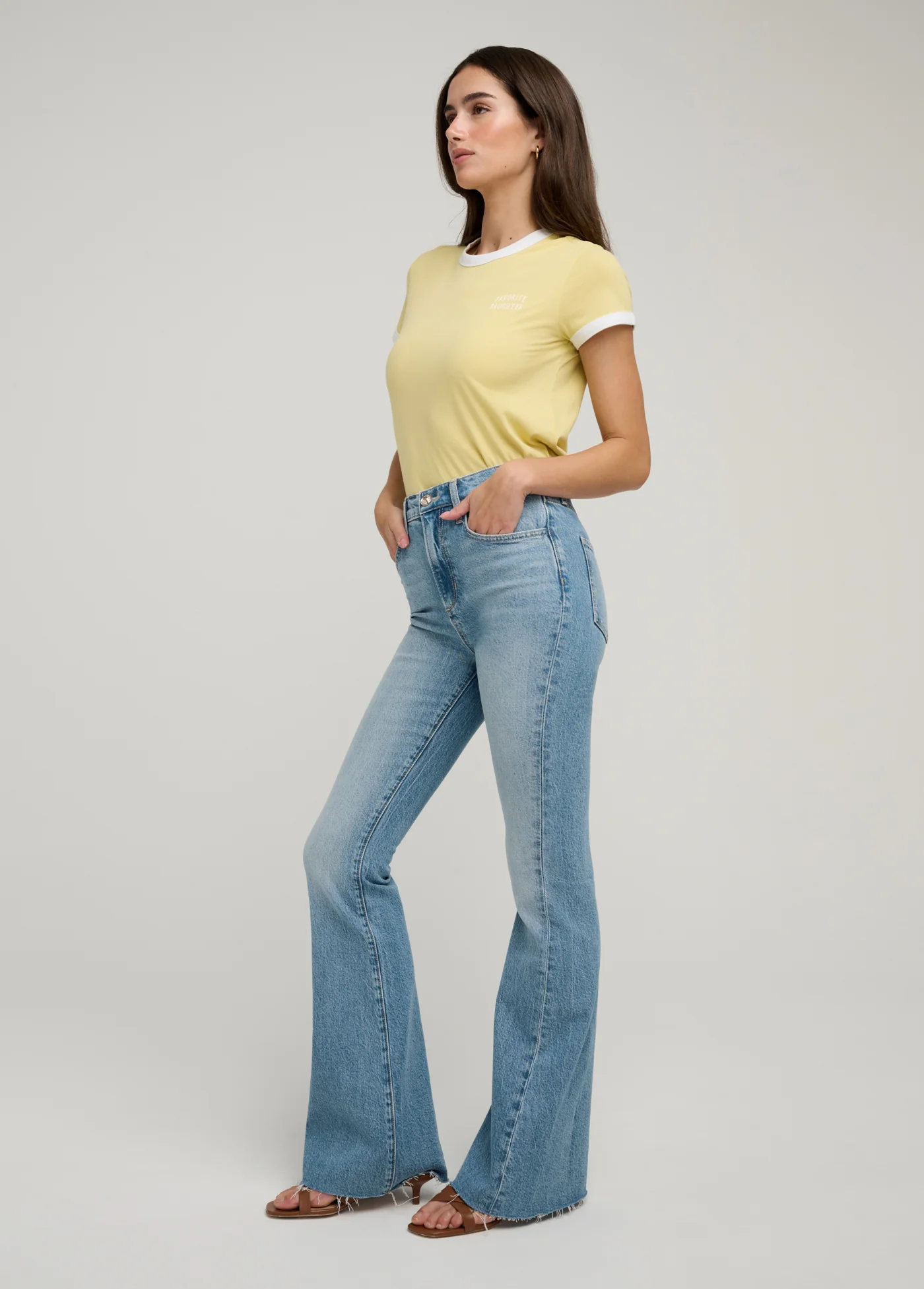 THE SHORTIE VALENTINA HIGH RISE FLARE - Image 2