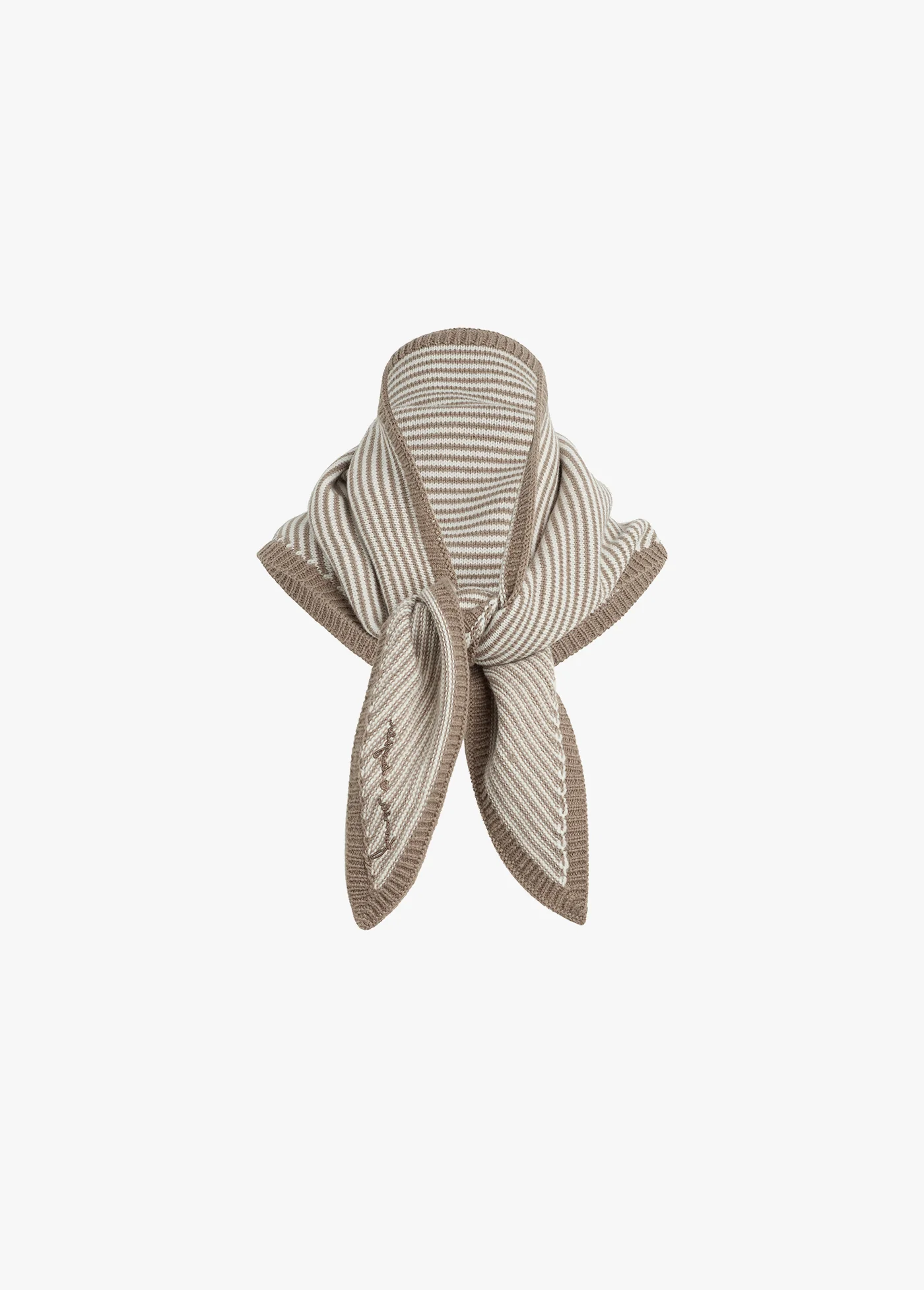 THE STRIPED TRIANGLE SCARF - Image 3