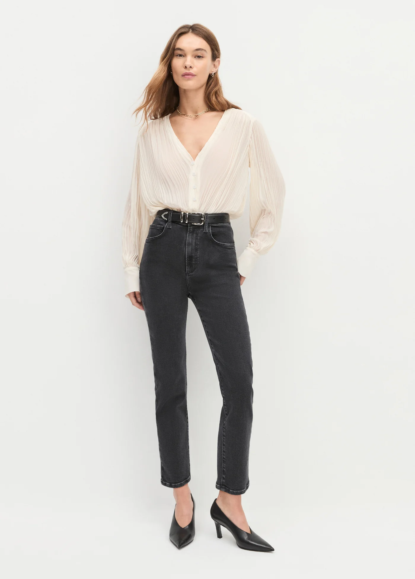 THE VALENTINA SUPER HIGH RISE CIGARETTE ANKLE - Image 4