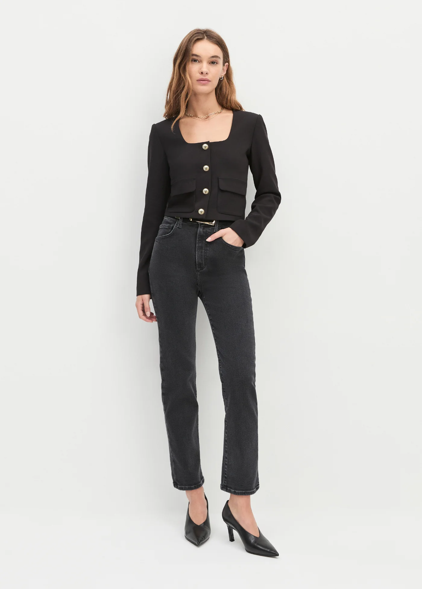 THE VALENTINA SUPER HIGH RISE CIGARETTE ANKLE - Image 5
