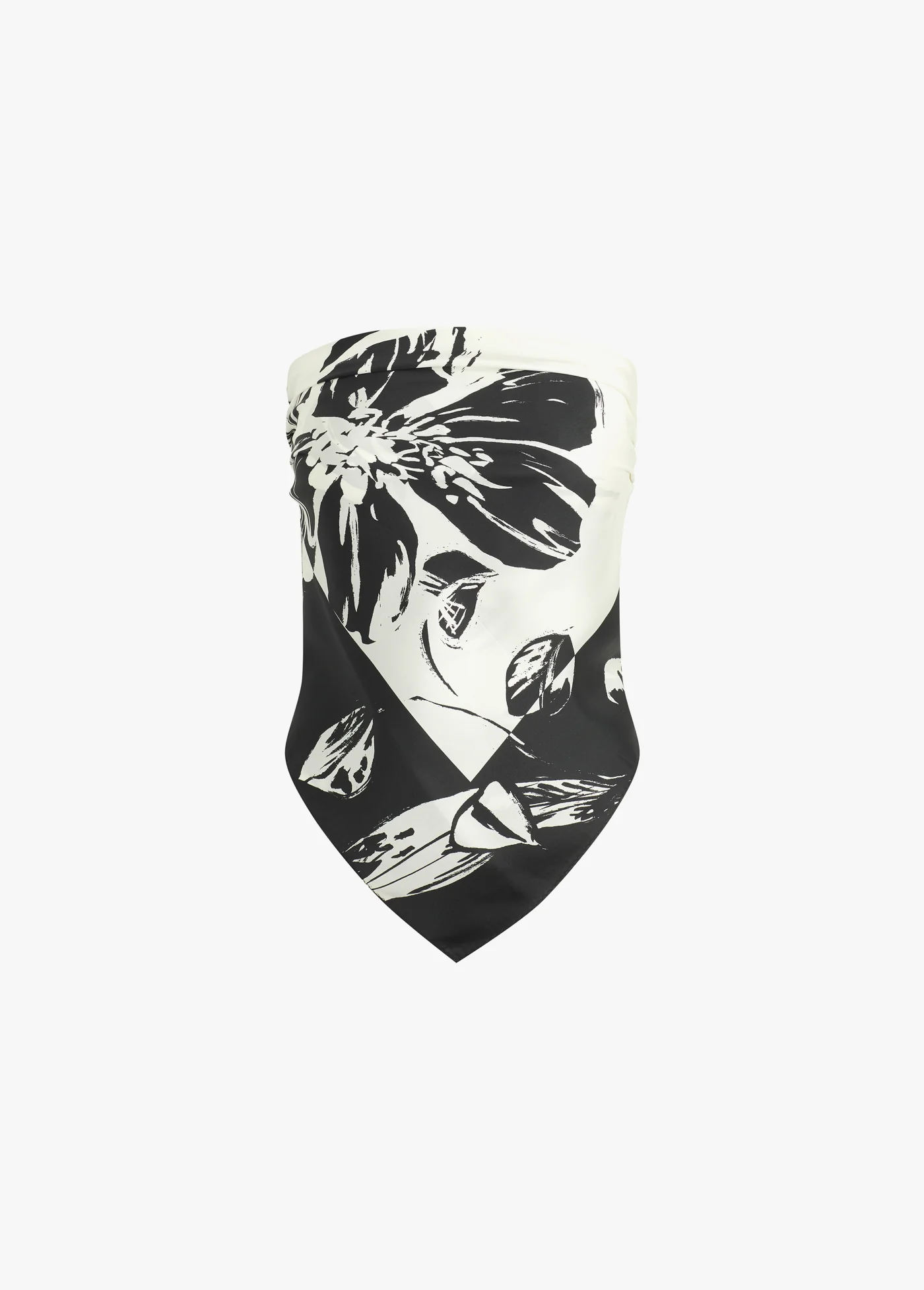 THE VINTAGE FLORAL SILK SQUARE SCARF - Image 4