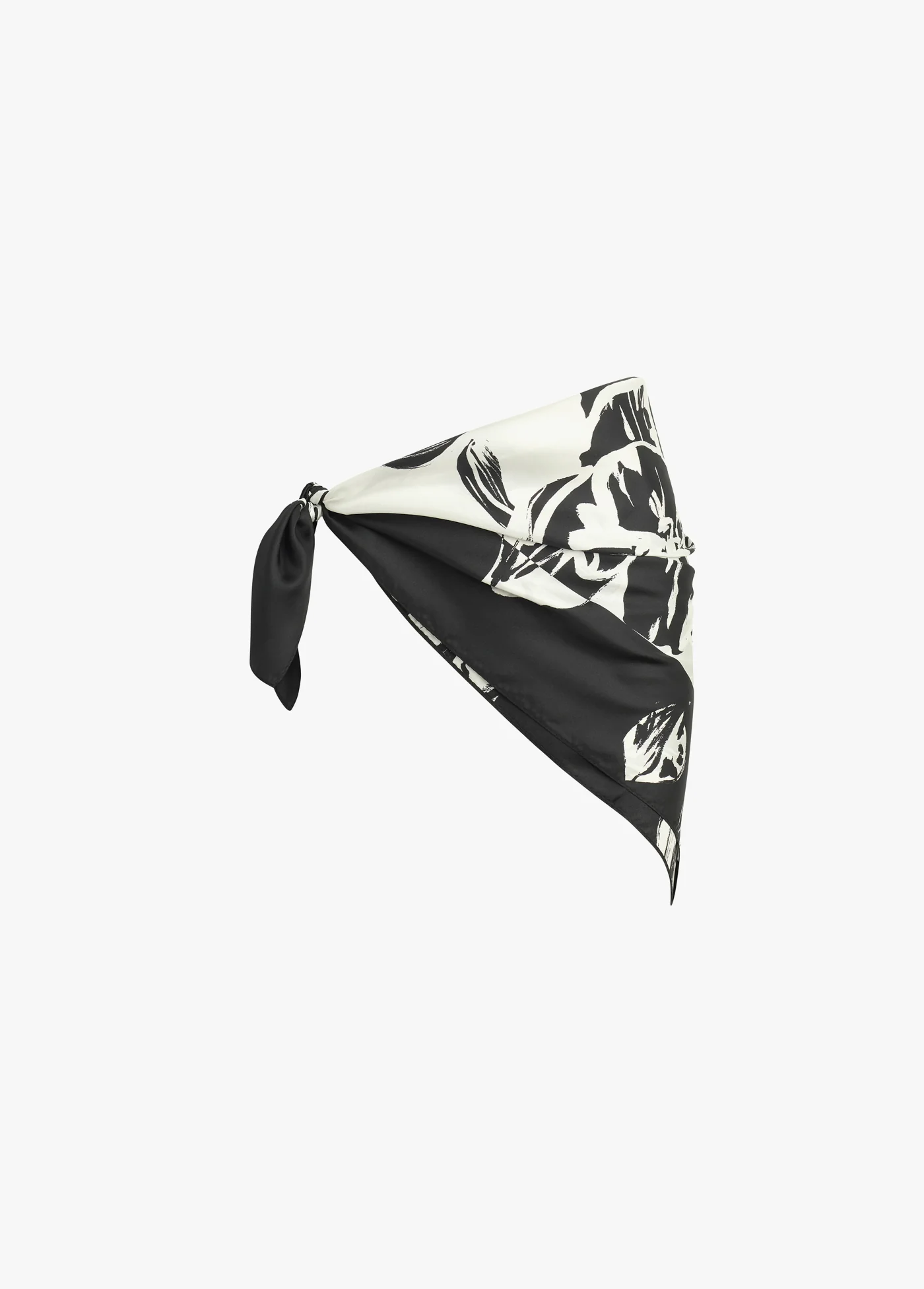 THE VINTAGE FLORAL SILK SQUARE SCARF - Image 5